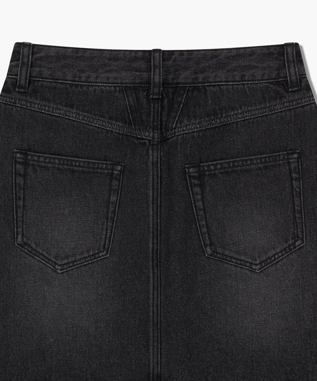 Marithe & Francois Girbaud - Denim Mini Skirt (Black) product image 13 | TRAB K-Fashion Australia