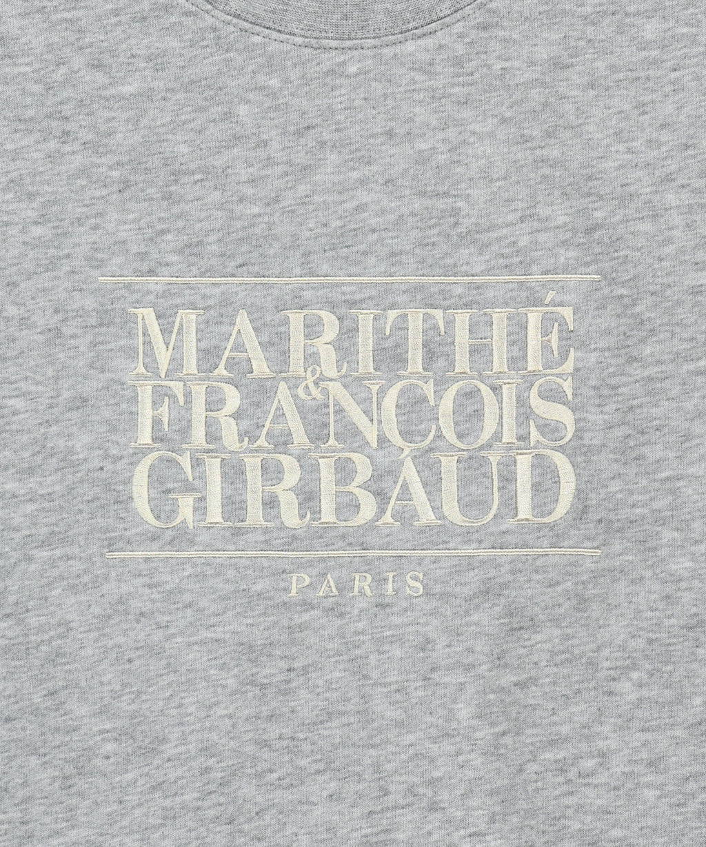 Marithe & Francois Girbaud - Classic Logo Embroidery Sweatshirt (brushed) (Heather Gray) product image 9 | TRAB K-Fashion Australia
