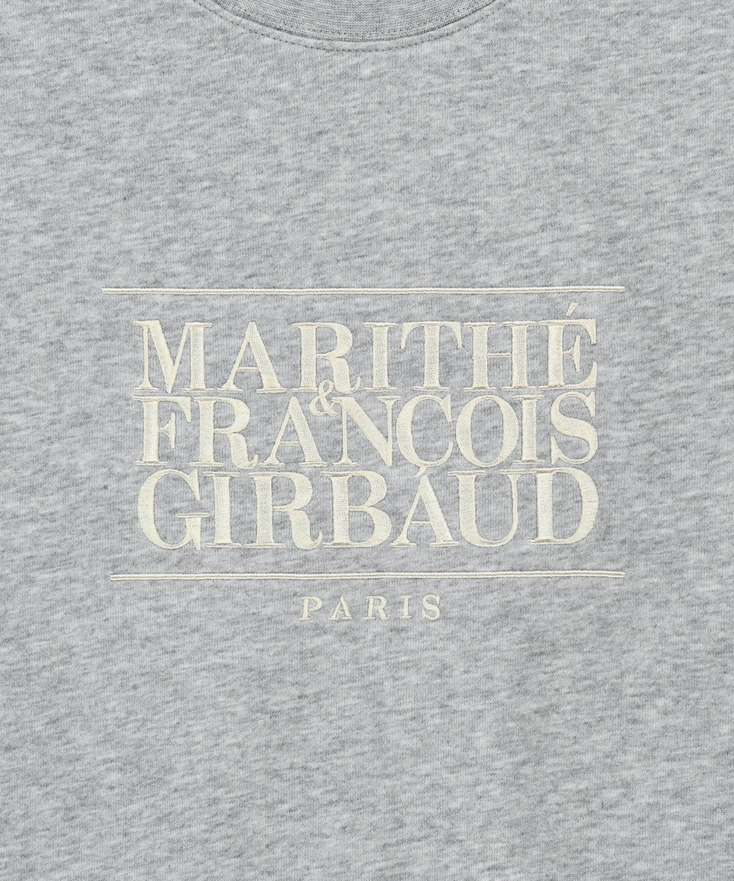 Marithe & Francois Girbaud - Classic Logo Embroidery Sweatshirt (brushed) (Heather Gray) product image 9 | TRAB K-Fashion Australia