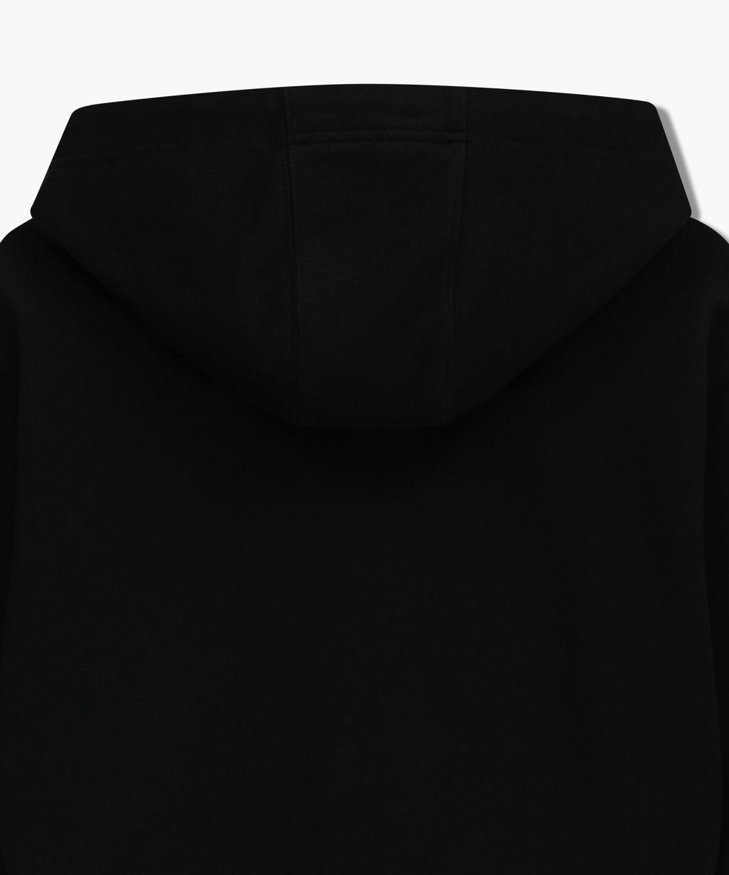Marithe & Francois Girbaud - Embroidery Classic Logo Crop Hoodie Zipup (Black) product image 9 | TRAB K-Fashion Australia