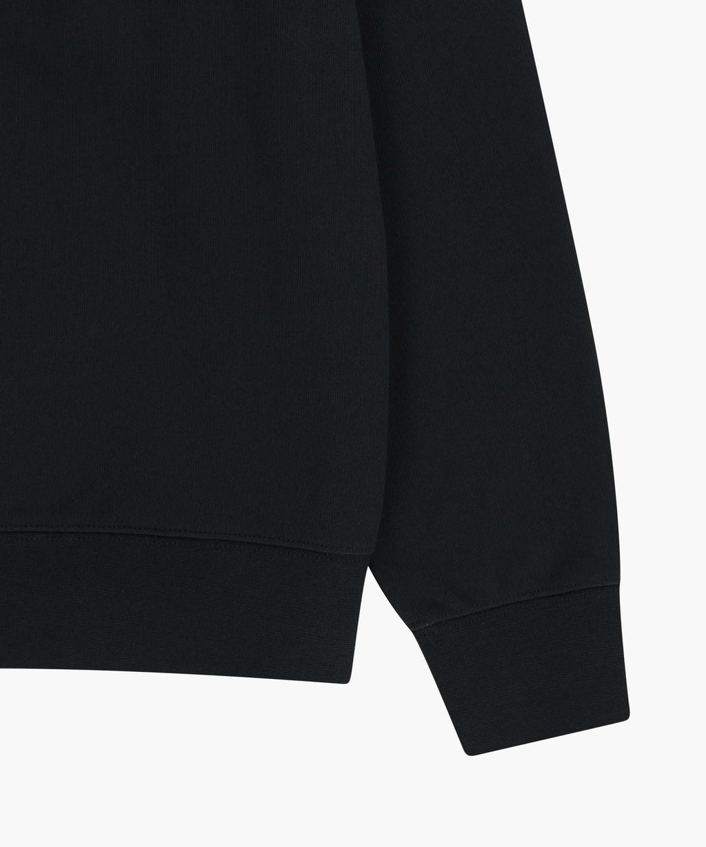 Marithe & Francois Girbaud - Classic Logo Embroidery Sweatshirt (Black Black) product image 9 | TRAB K-Fashion Australia