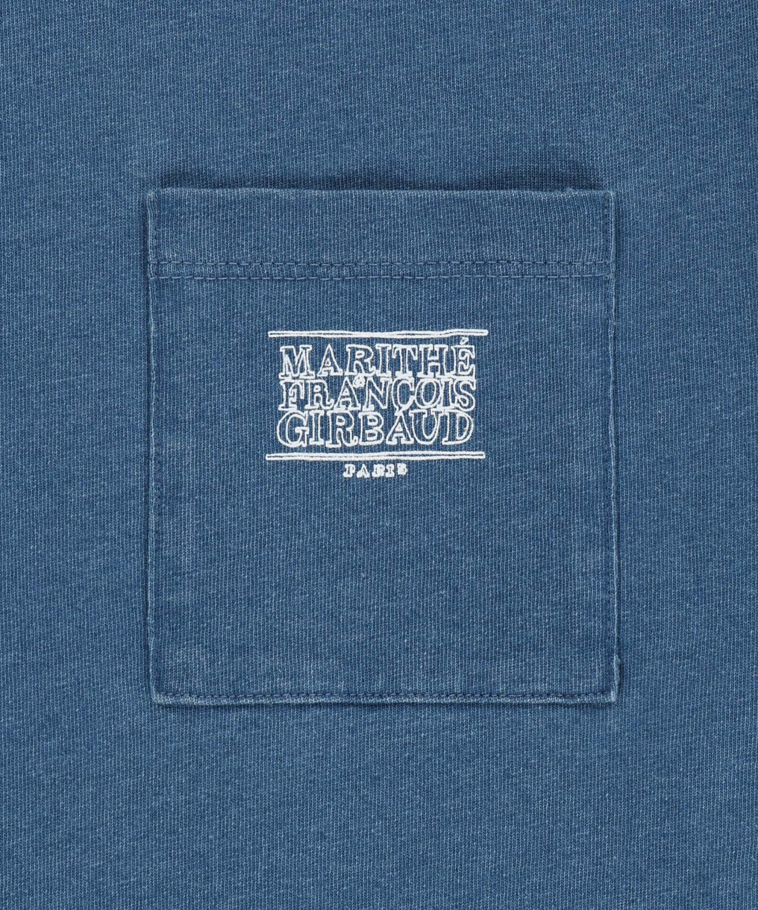 Marithe & Francois Girbaud - Doodle Classic Logo Pocket Tee (Blue) product image 9 | TRAB K-Fashion Australia