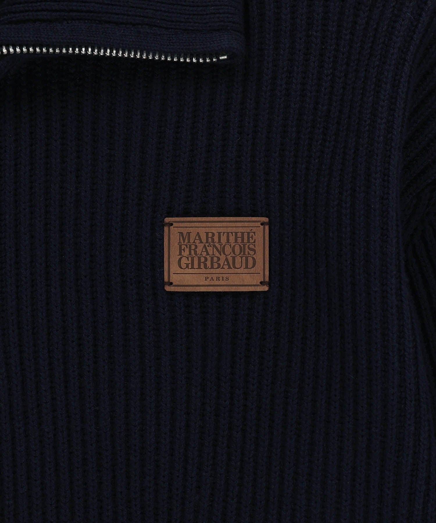 Marithe & Francois Girbaud - Half Neck Zipup Knit (Navy) product image 9 | TRAB K-Fashion Australia