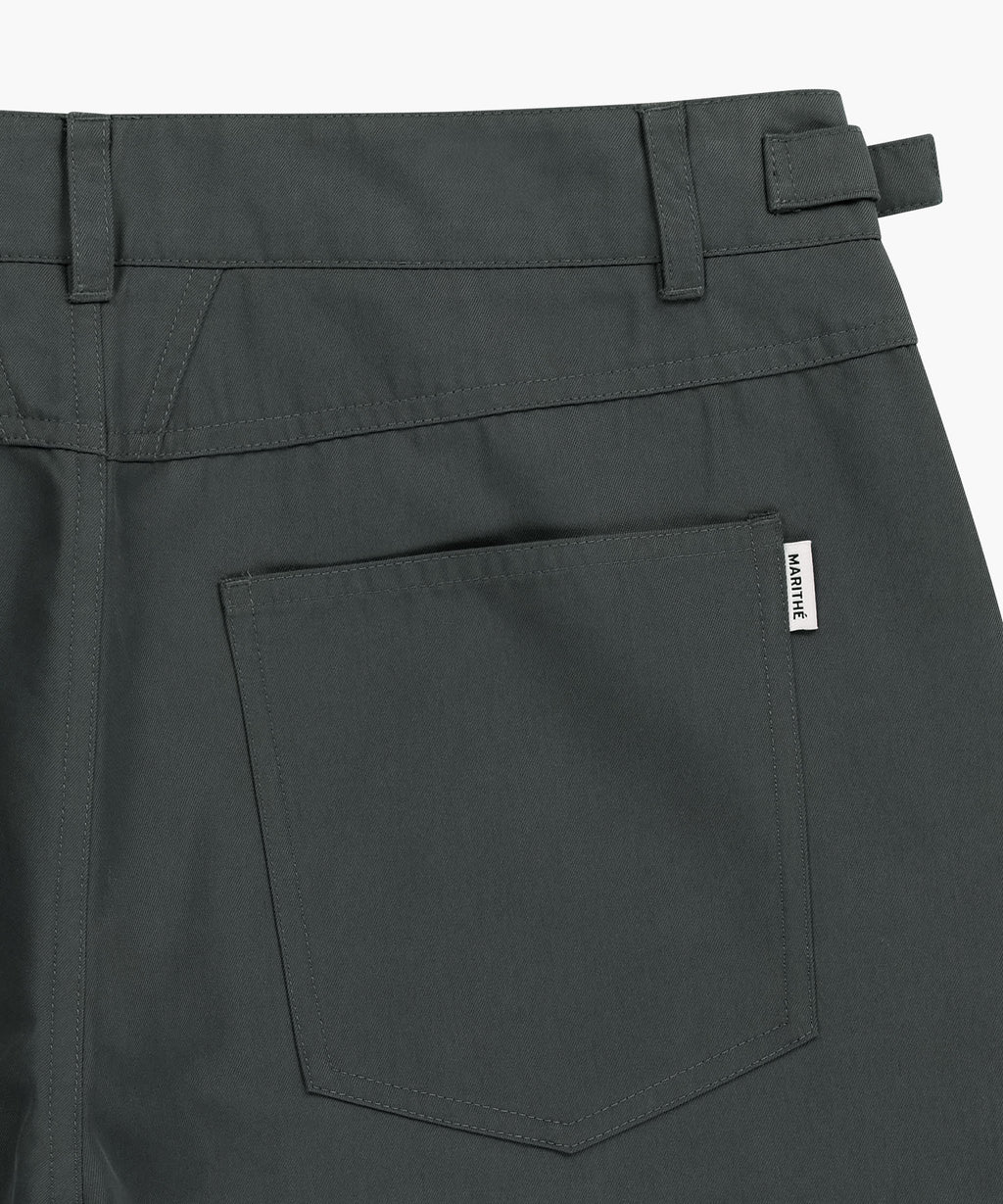 Marithe & Francois Girbaud - Curved Chino Pants (Charcoal) product image 9 | TRAB K-Fashion Australia