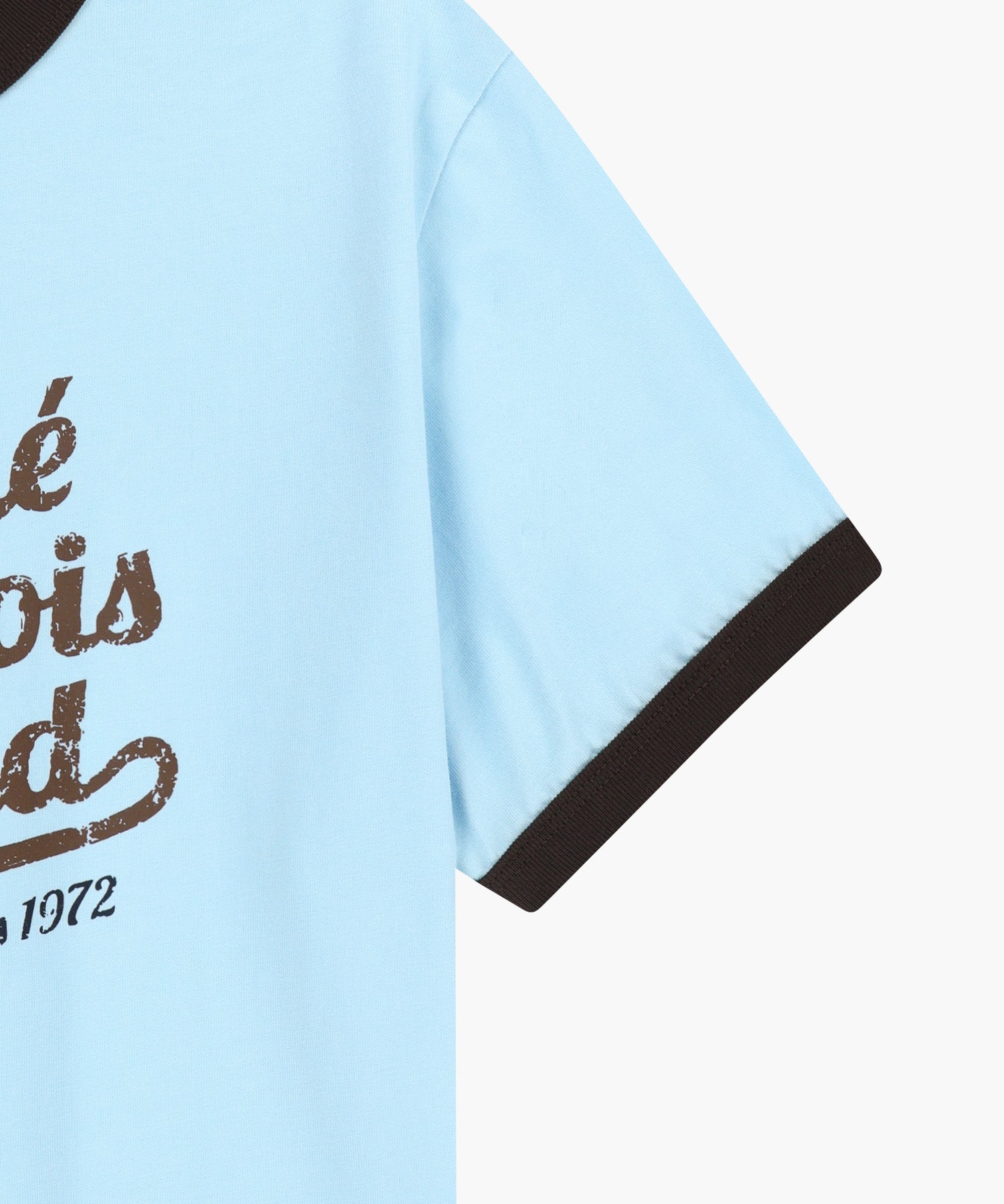 Marithe & Francois Girbaud - Vintage Logo Ringer Tee (Sky Blue) product image 9 | TRAB K-Fashion Australia