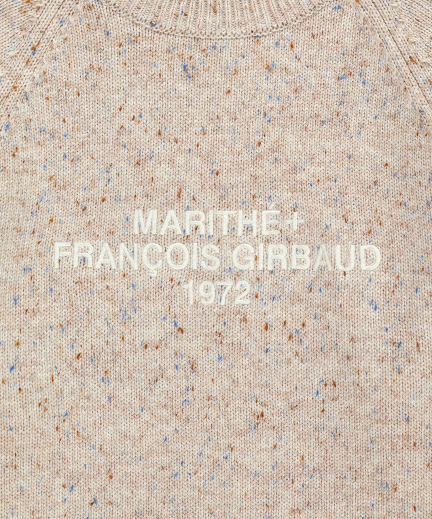 Marithe & Francois Girbaud - Lettering Logo Knit Pullover (Beige) product image 11 | TRAB K-Fashion Australia