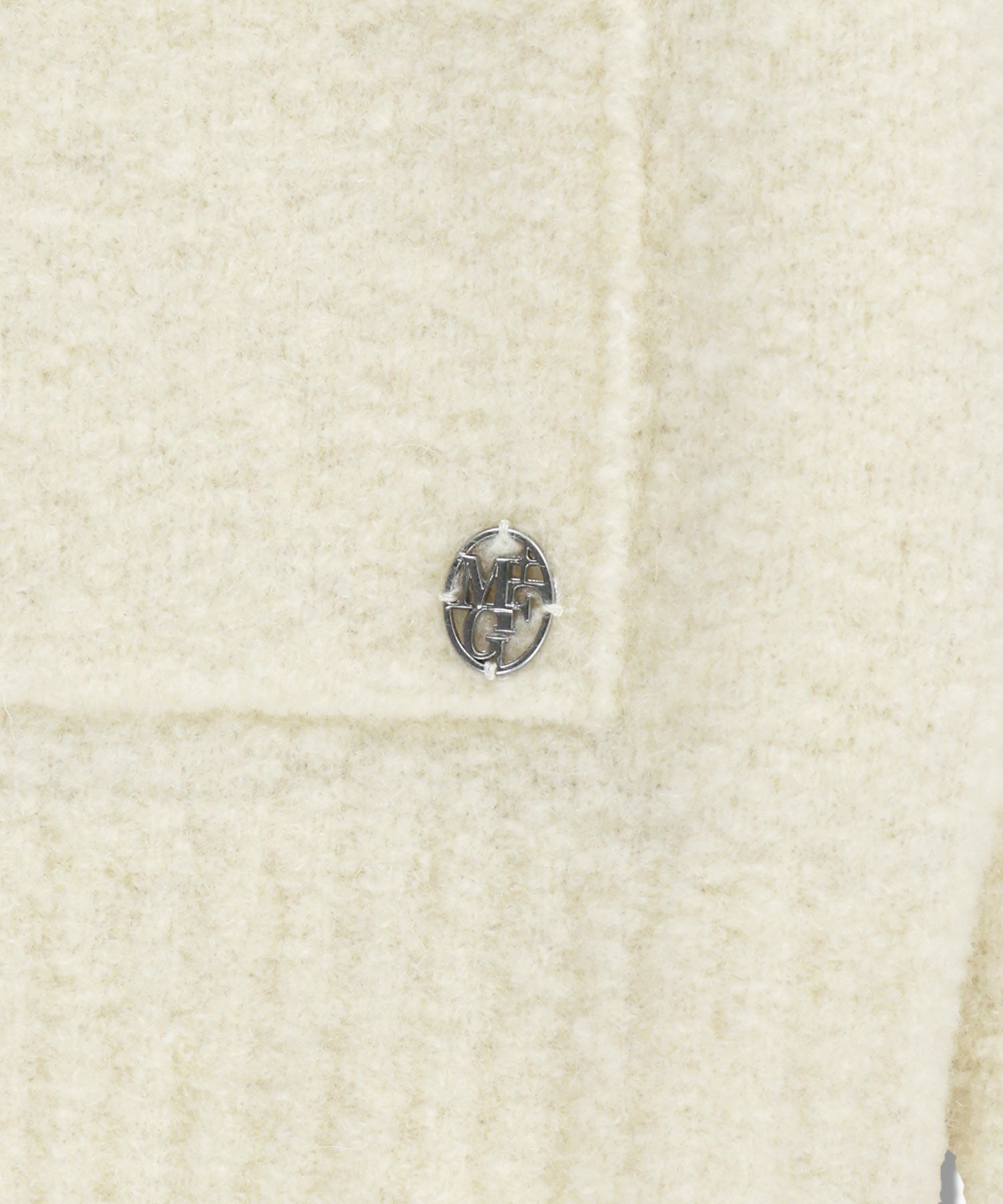 Marithe & Francois Girbaud - 3 Pocket Boucle Cardigan (Ivory) product image 9 | TRAB K-Fashion Australia