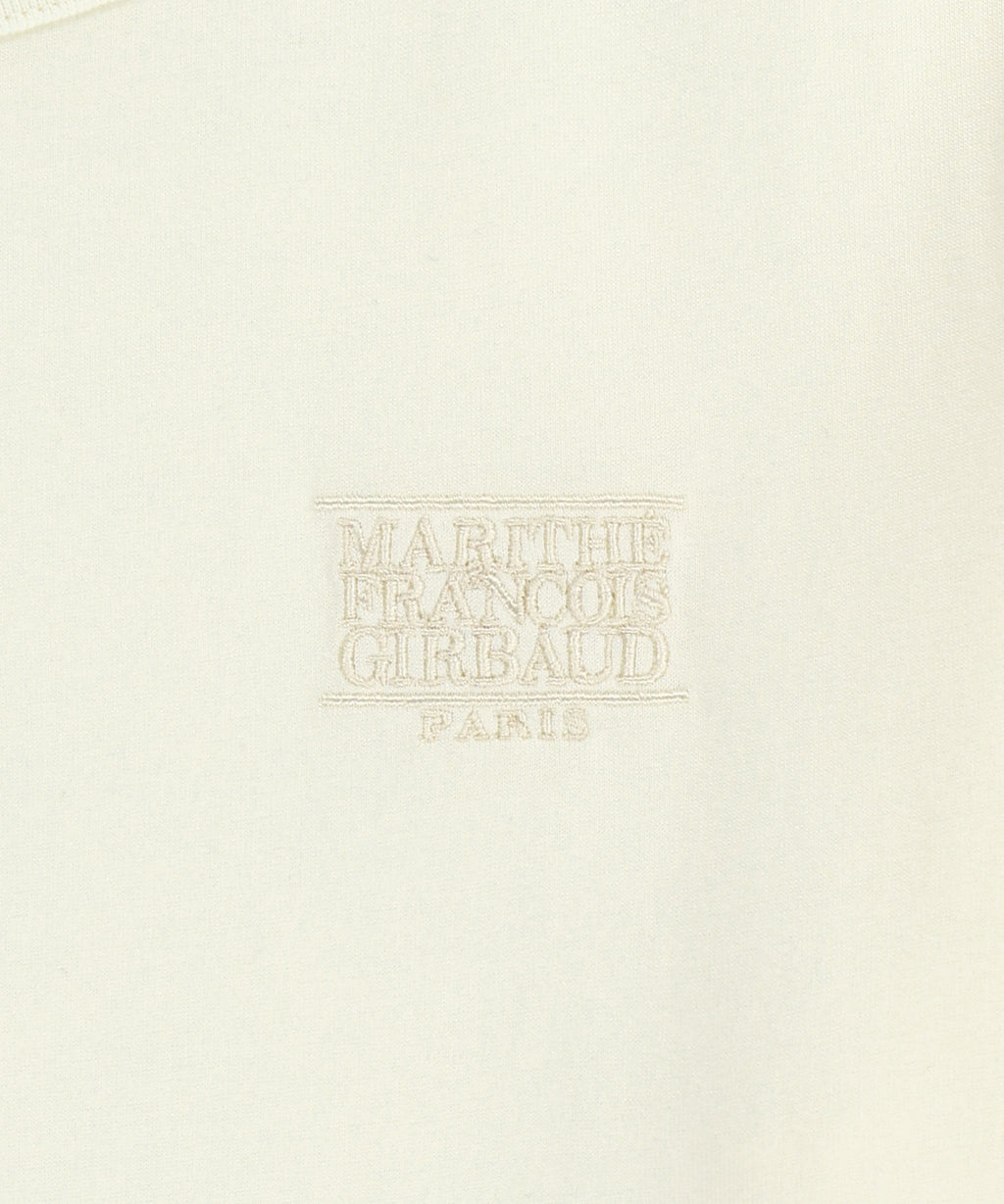 Marithe & Francois Girbaud - Small Classic Logo Henley Neck 3/4 Sleeve Tee (Ivory) product image 9 | TRAB K-Fashion Australia