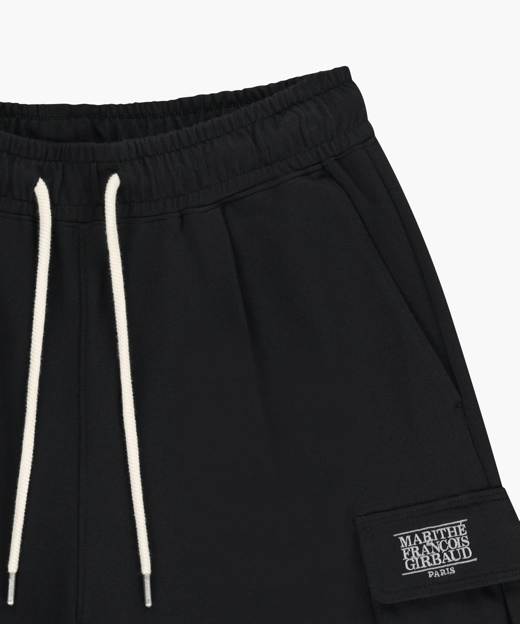 Marithe & Francois Girbaud - Classic Logo Cargo Sweat Shorts (Black) product image 9 | TRAB K-Fashion Australia