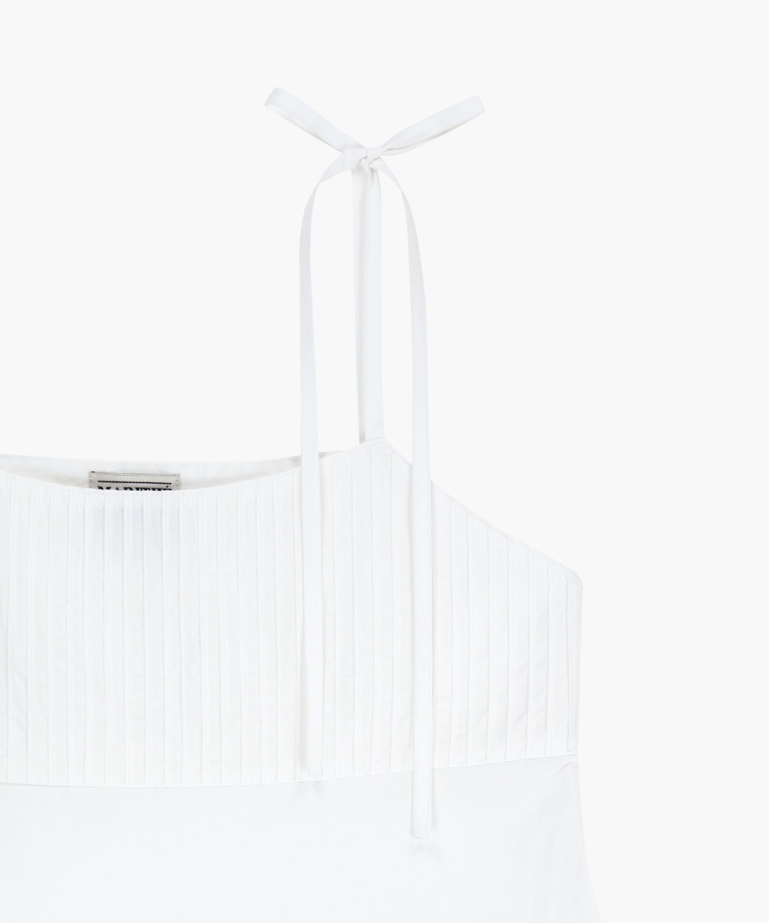 Marithe & Francois Girbaud - Pintuck Camisole Blouse (White) product image 9 | TRAB K-Fashion Australia