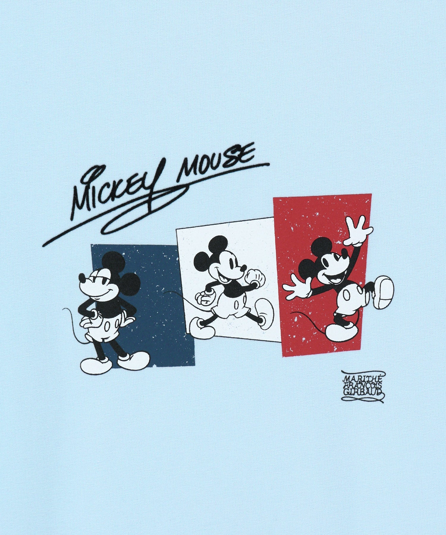 Marithe & Francois Girbaud - Mickey_french Ringer Tee (Sky Blue) product image 9 | TRAB K-Fashion Australia