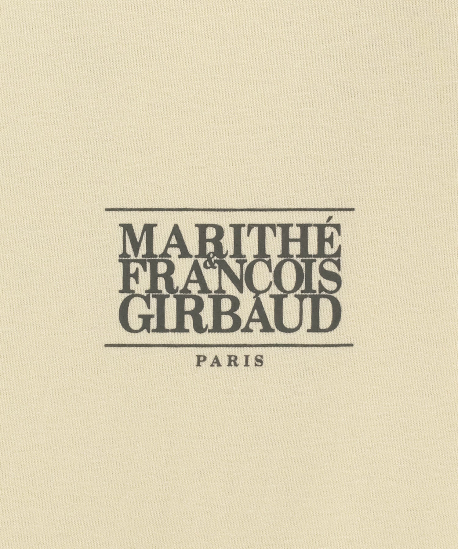 Marithe & Francois Girbaud - Back Classic Logo Long Sleeve Tee (Butter) product image 9 | TRAB K-Fashion Australia
