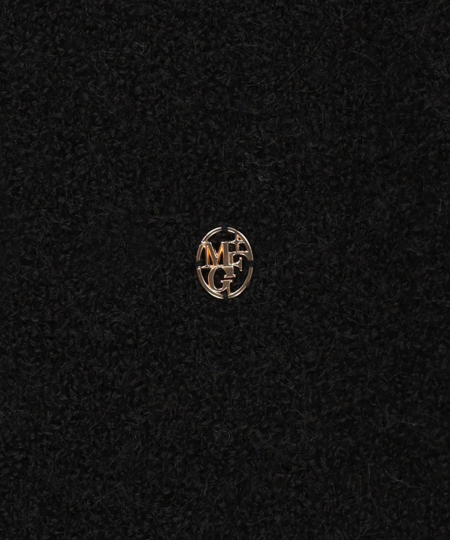 Marithe & Francois Girbaud - Boucle Knit Round Neck Cardigan (Black) product image 9 | TRAB K-Fashion Australia