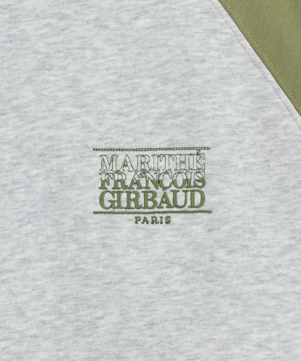Marithe & Francois Girbaud - Small Classic Logo Color Block Sweatshirt (Khaki) product image 9 | TRAB K-Fashion Australia