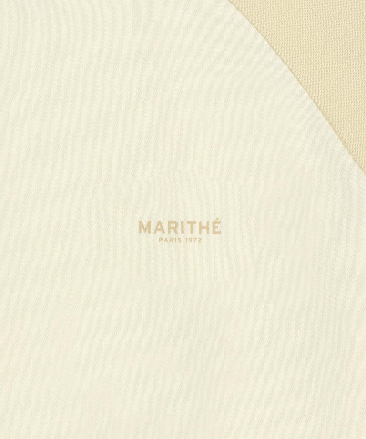 Marithe & Francois Girbaud - Small Regular Logo Raglan Crop Tee (Butter) product image 9 | TRAB K-Fashion Australia