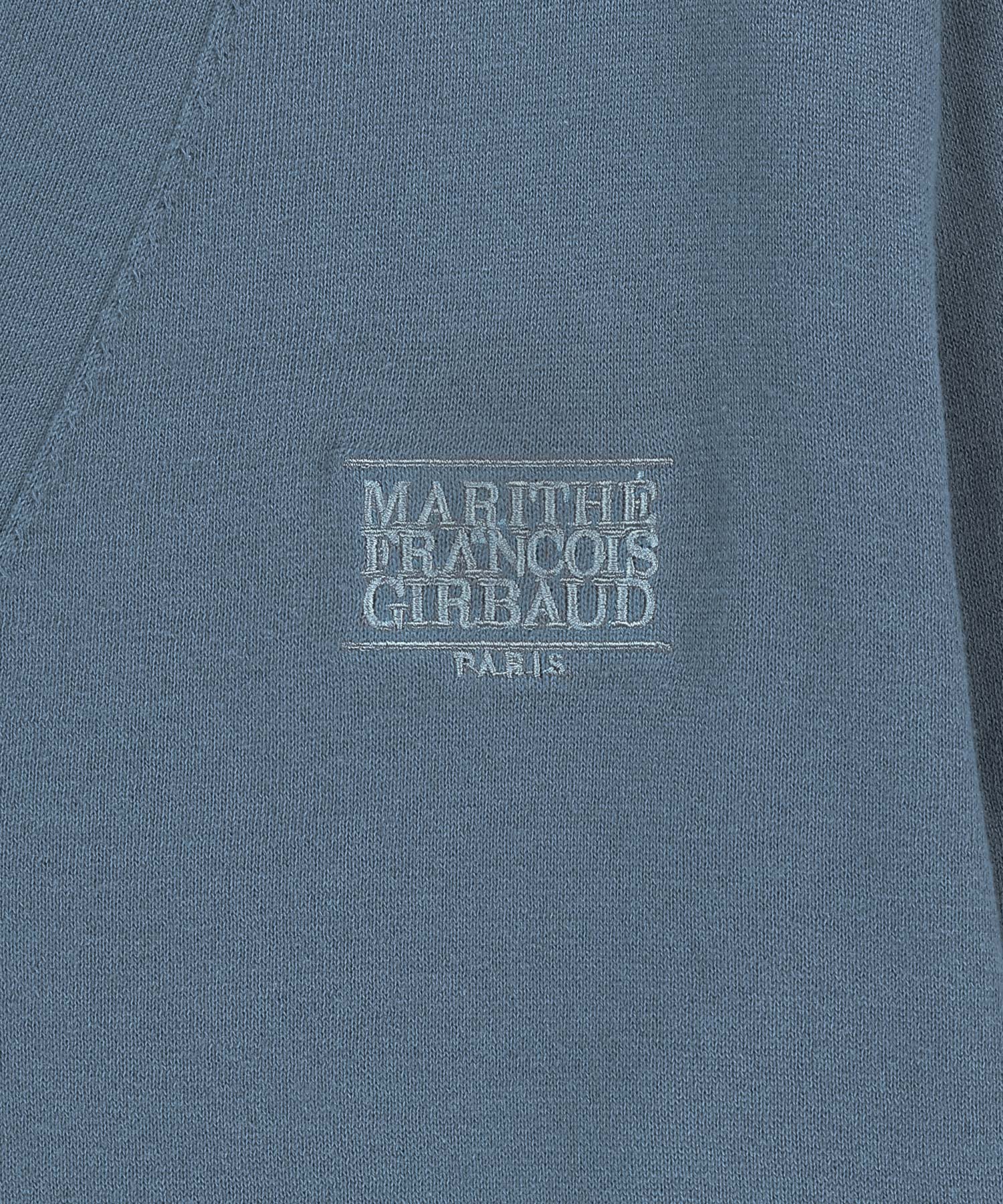 Marithe & Francois Girbaud - Small Classic Logo V-neck Knit Cardigan (Vintage Blue) product image 9 | TRAB K-Fashion Australia
