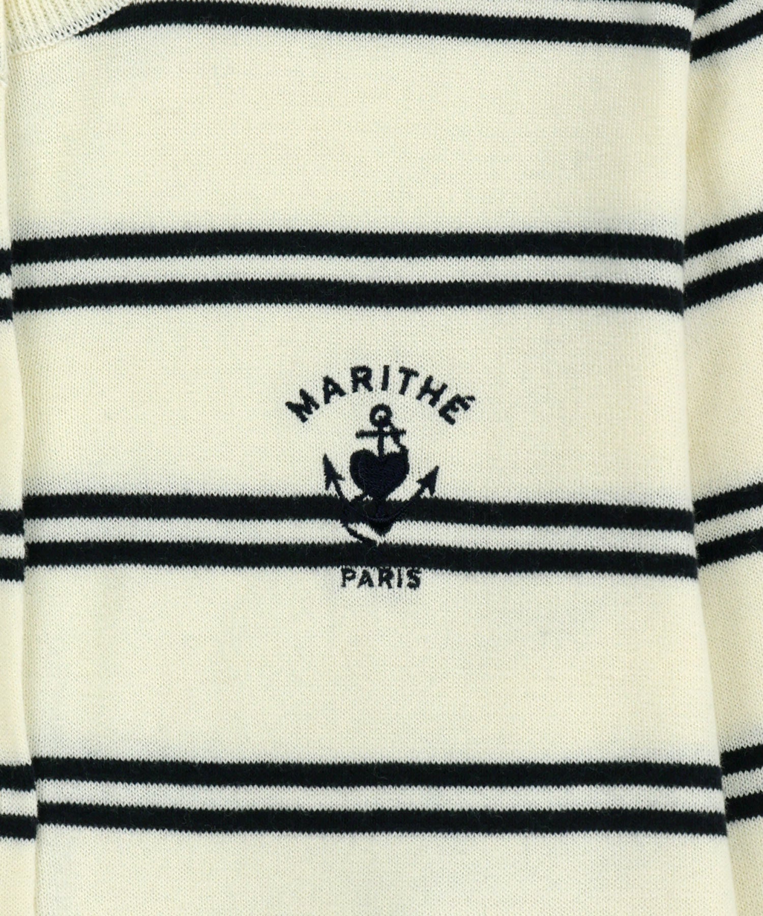Marithe & Francois Girbaud - Stripe Knit Cardigan (Ivory) product image 9 | TRAB K-Fashion Australia