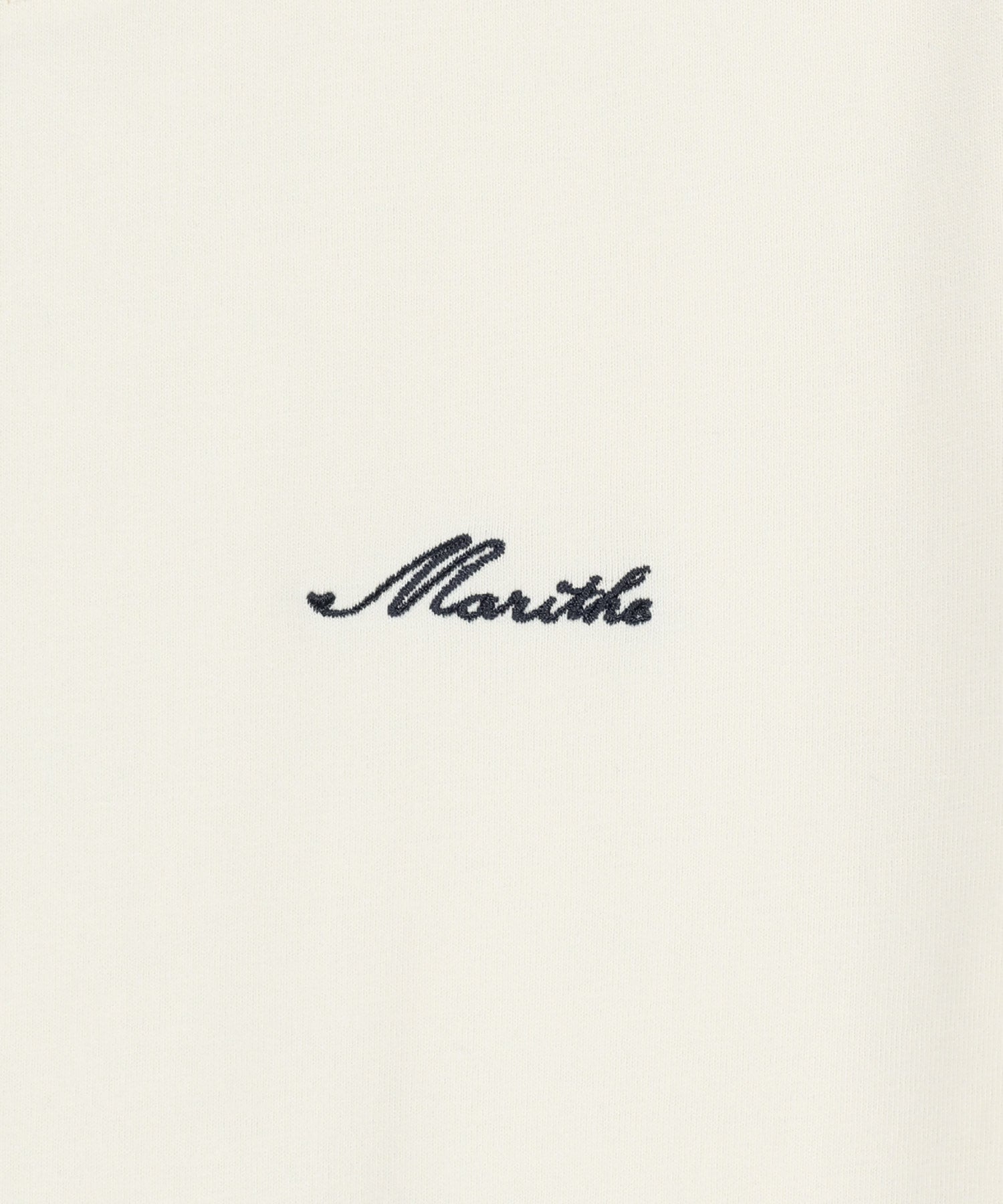 Marithe & Francois Girbaud - Small Lettering Slim Crop Tee (Ivory) product image 9 | TRAB K-Fashion Australia