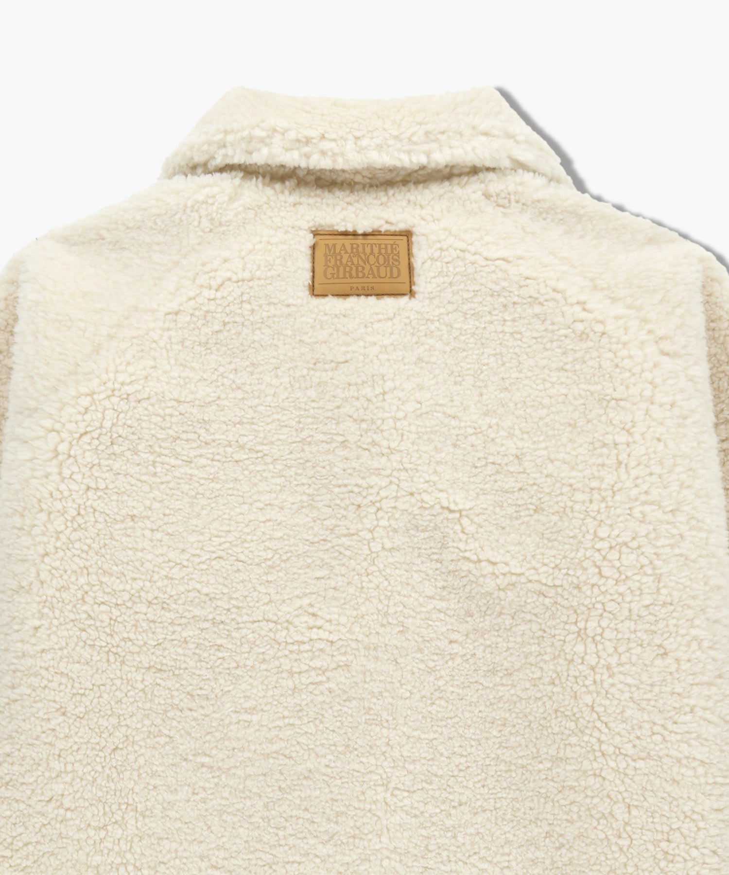 Marithe & Francois Girbaud - Mid Shearling Fur Coat (Ivory) product image 11 | TRAB K-Fashion Australia