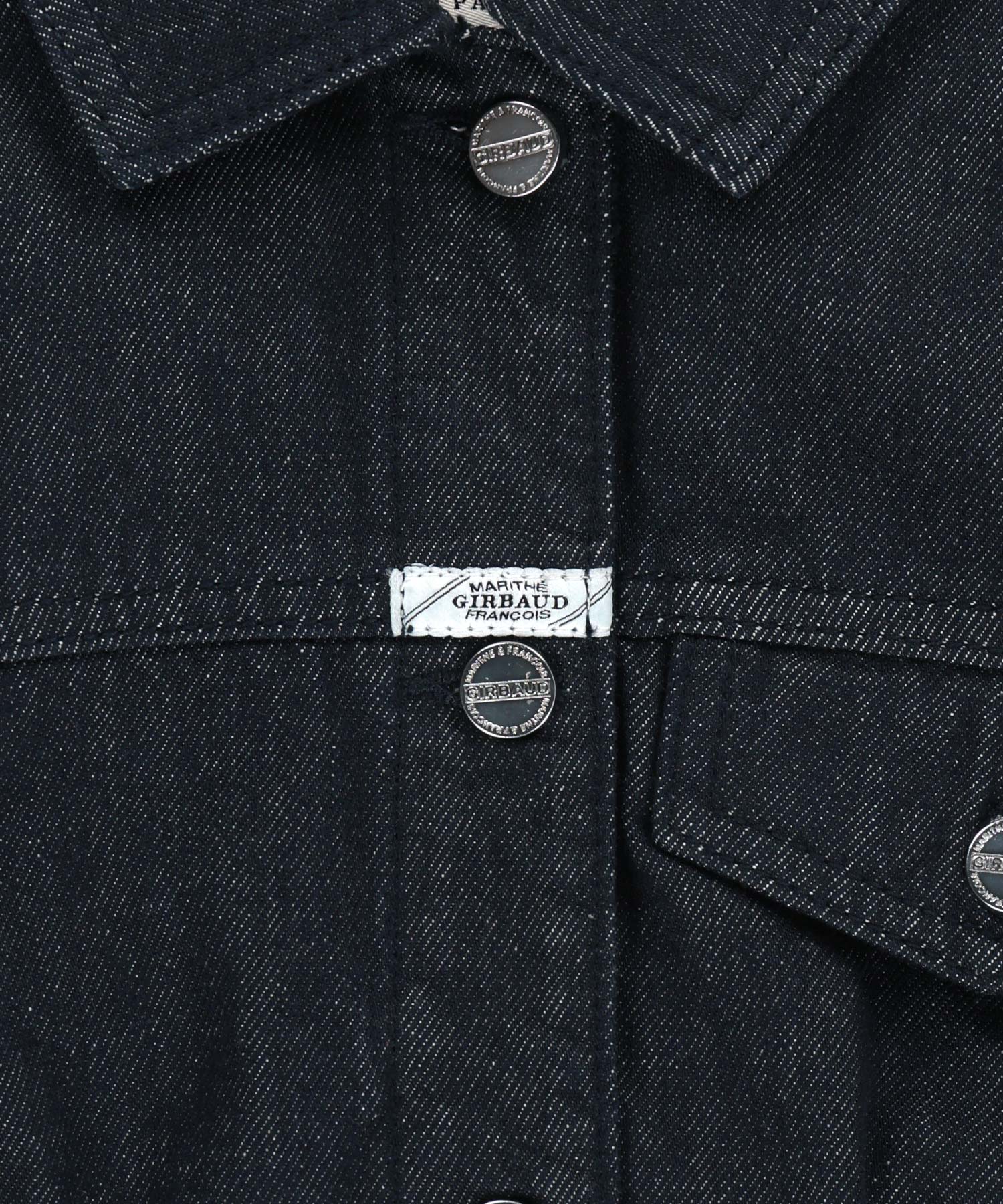 Marithe & Francois Girbaud - Denim Tuck Detail Jacket (Dark Blue) product image 9 | TRAB K-Fashion Australia