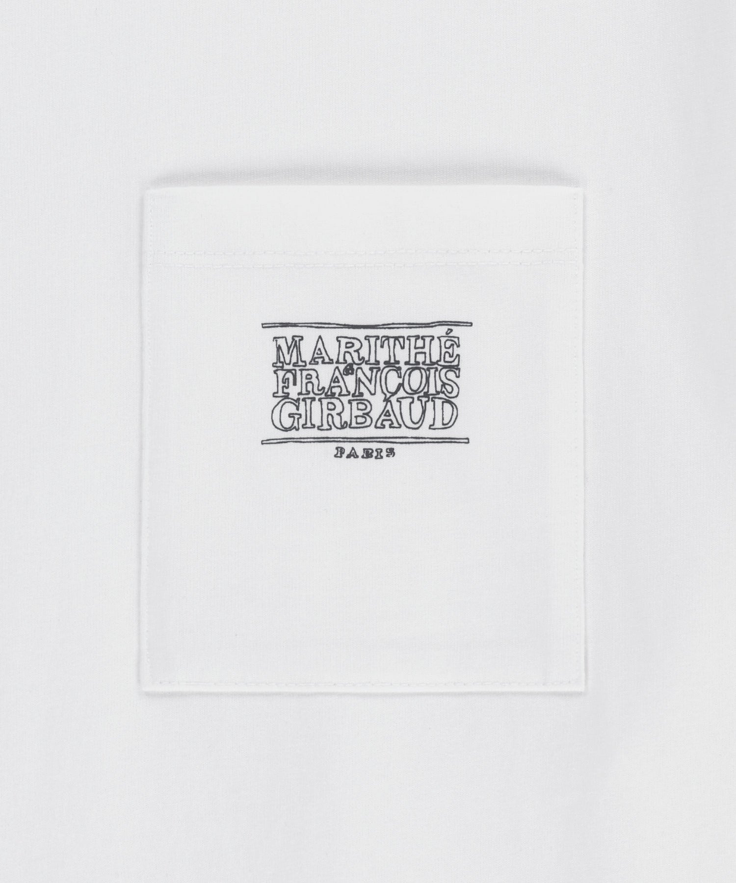 Marithe & Francois Girbaud - Doodle Classic Logo Pocket Tee (White) product image 9 | TRAB K-Fashion Australia