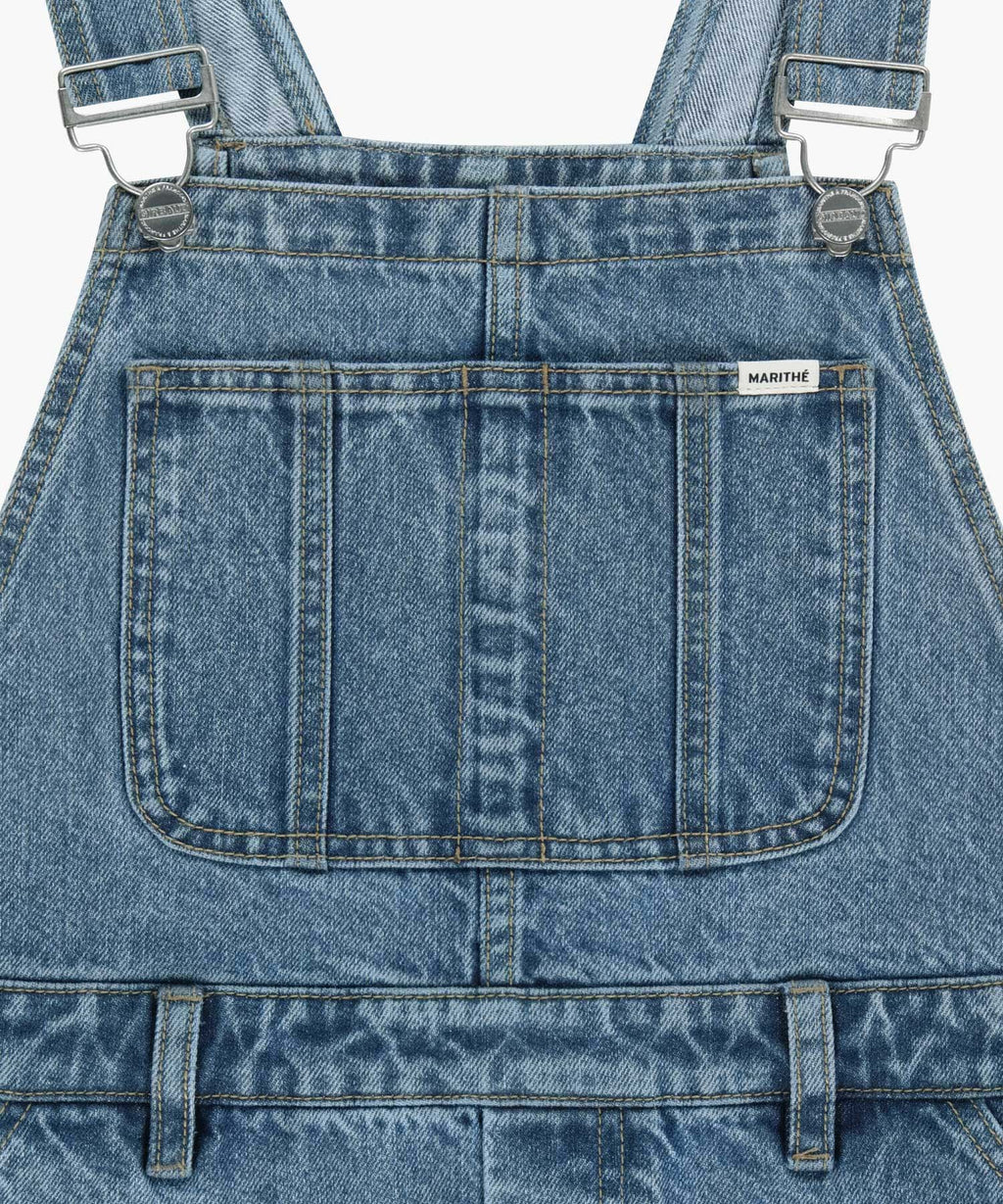 Marithe & Francois Girbaud - Denim Overall Midi Skirt (Blue) product image 9 | TRAB K-Fashion Australia