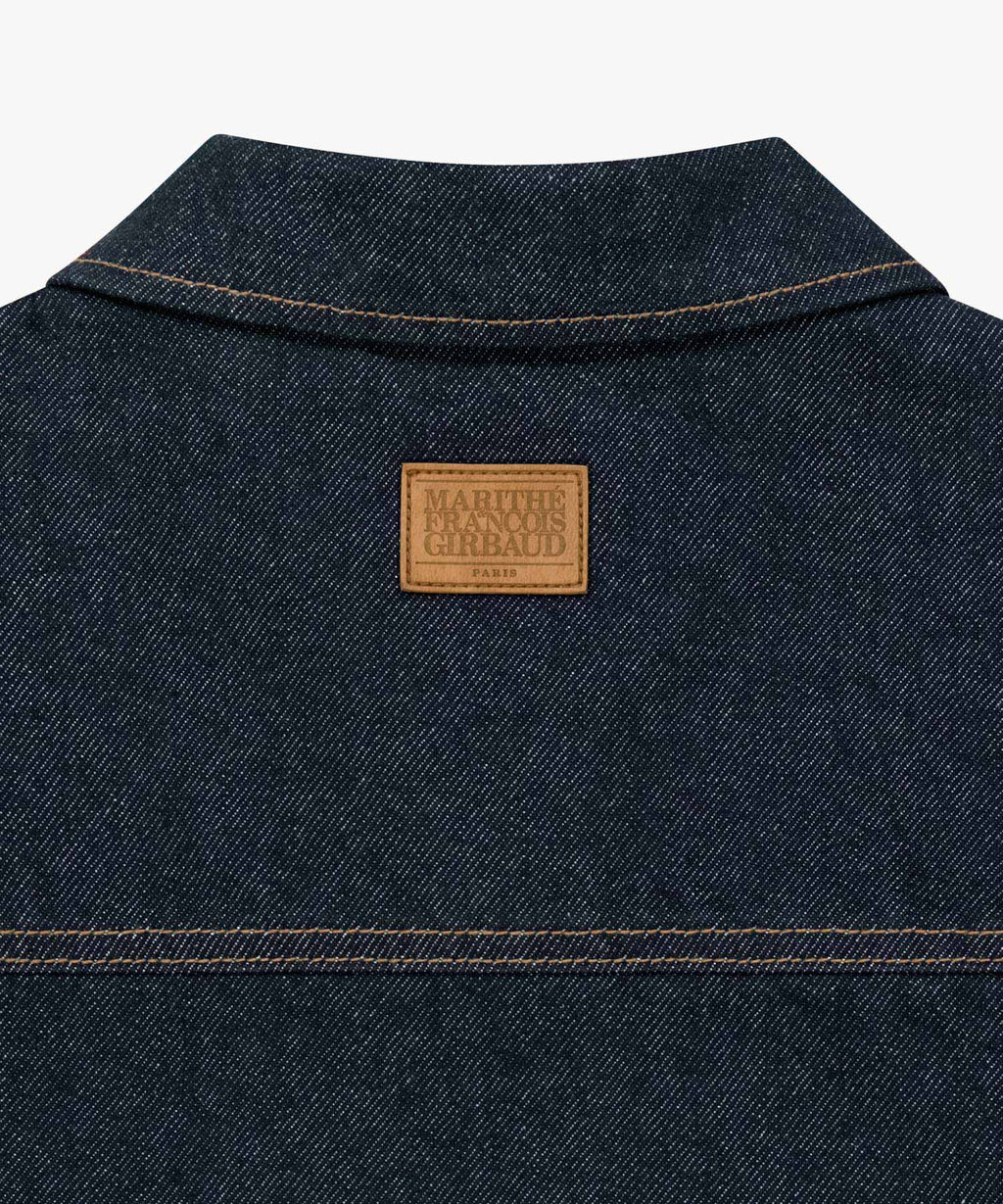 Marithe & Francois Girbaud - Crop Denim Blouson Jacket (Indigo) product image 9 | TRAB K-Fashion Australia