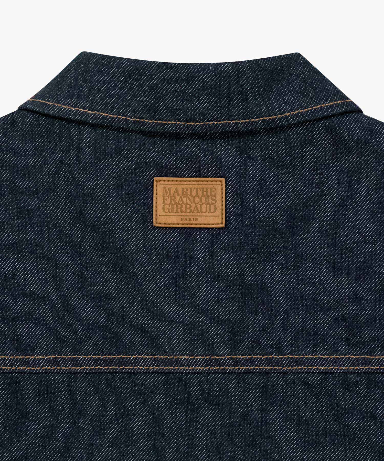 Marithe & Francois Girbaud - Crop Denim Blouson Jacket (Indigo) product image 9 | TRAB K-Fashion Australia