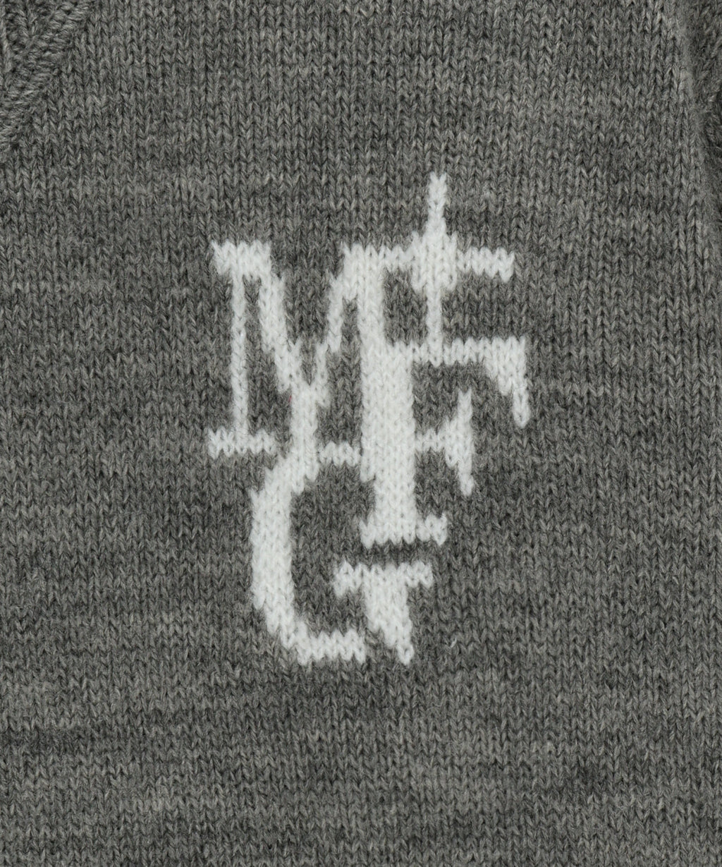 Marithe & Francois Girbaud - Marithe Sport W M+fg Logo Crop Pullover (Melange Gray) product image 9 | TRAB K-Fashion Australia