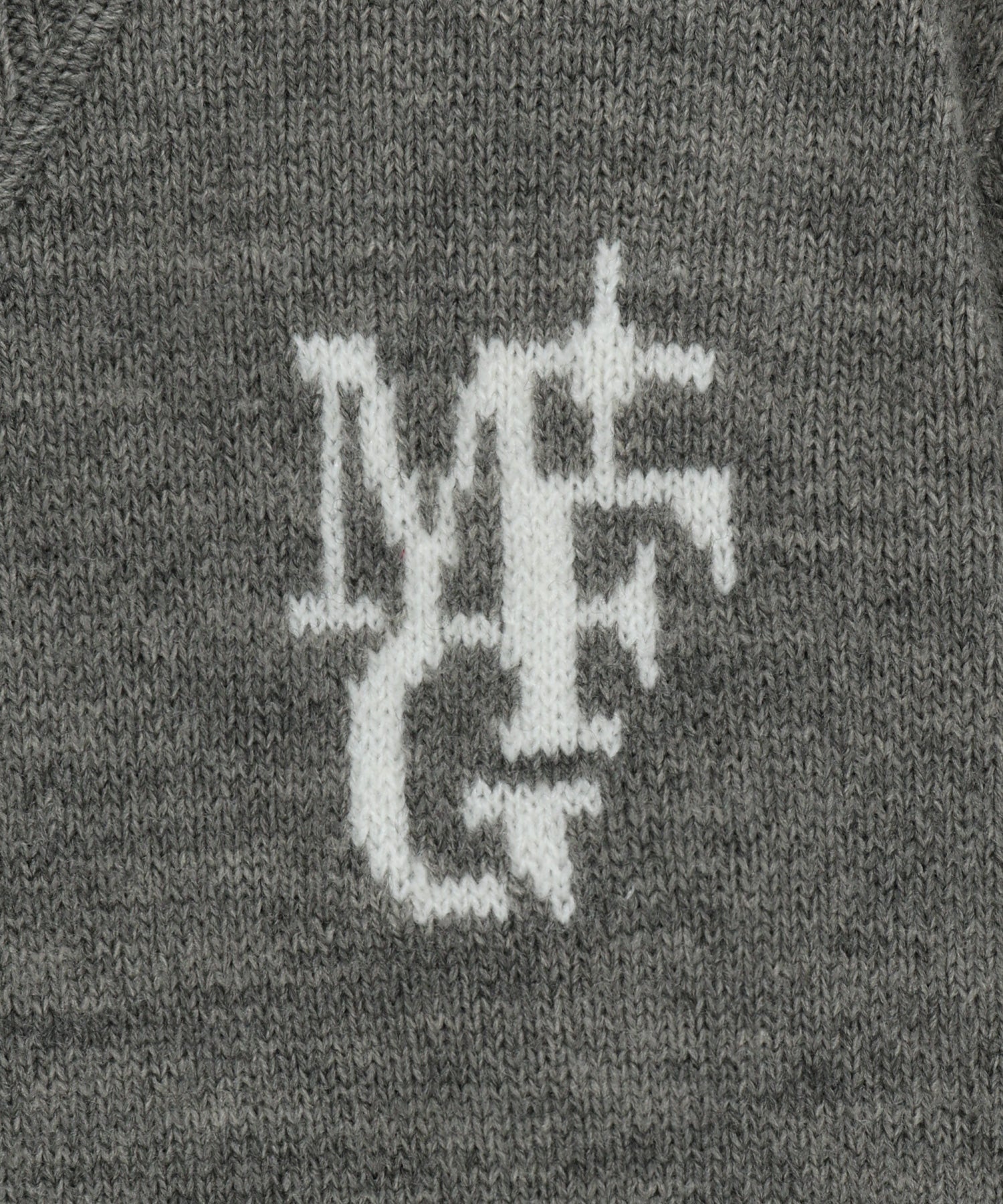 Marithe & Francois Girbaud - Marithe Sport W M+fg Logo Crop Pullover (Melange Gray) product image 9 | TRAB K-Fashion Australia