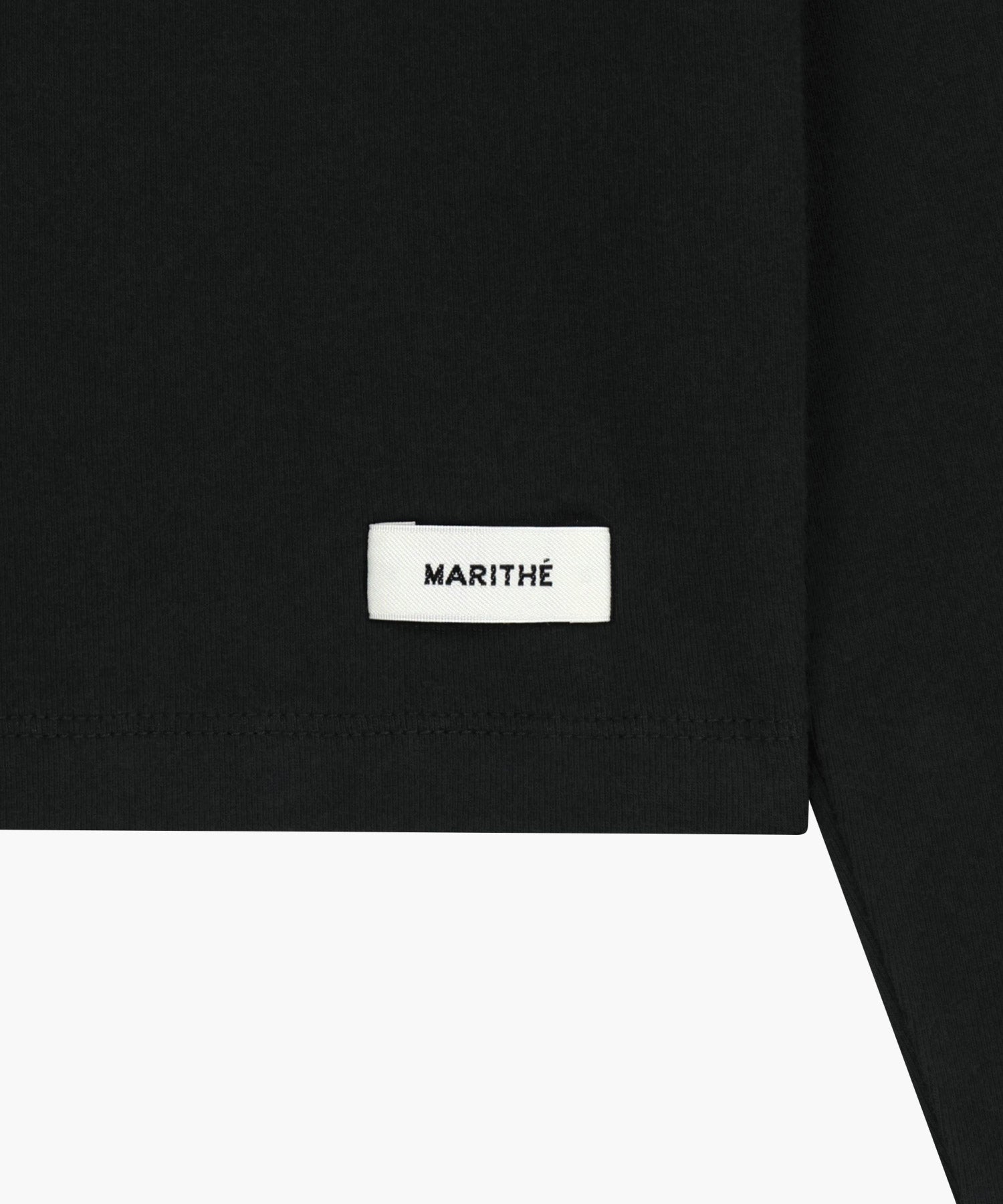 Marithe & Francois Girbaud - Basic Crop Long Sleeve (Black) product image 9 | TRAB K-Fashion Australia