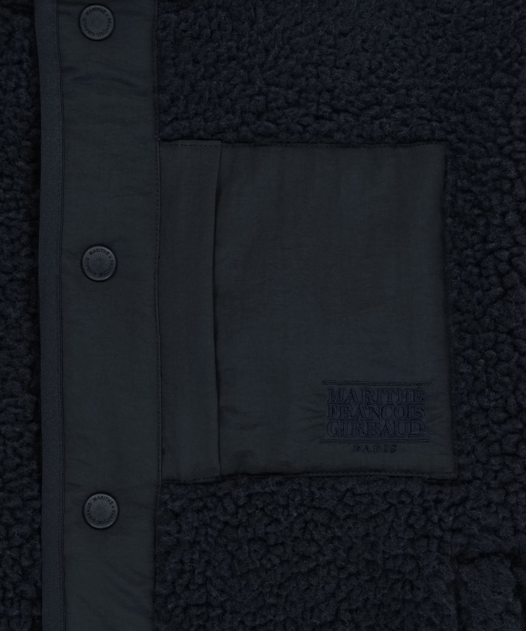 Marithe & Francois Girbaud - Marithe Sport W Fleece Crop Jacket (Navy) product image 9 | TRAB K-Fashion Australia