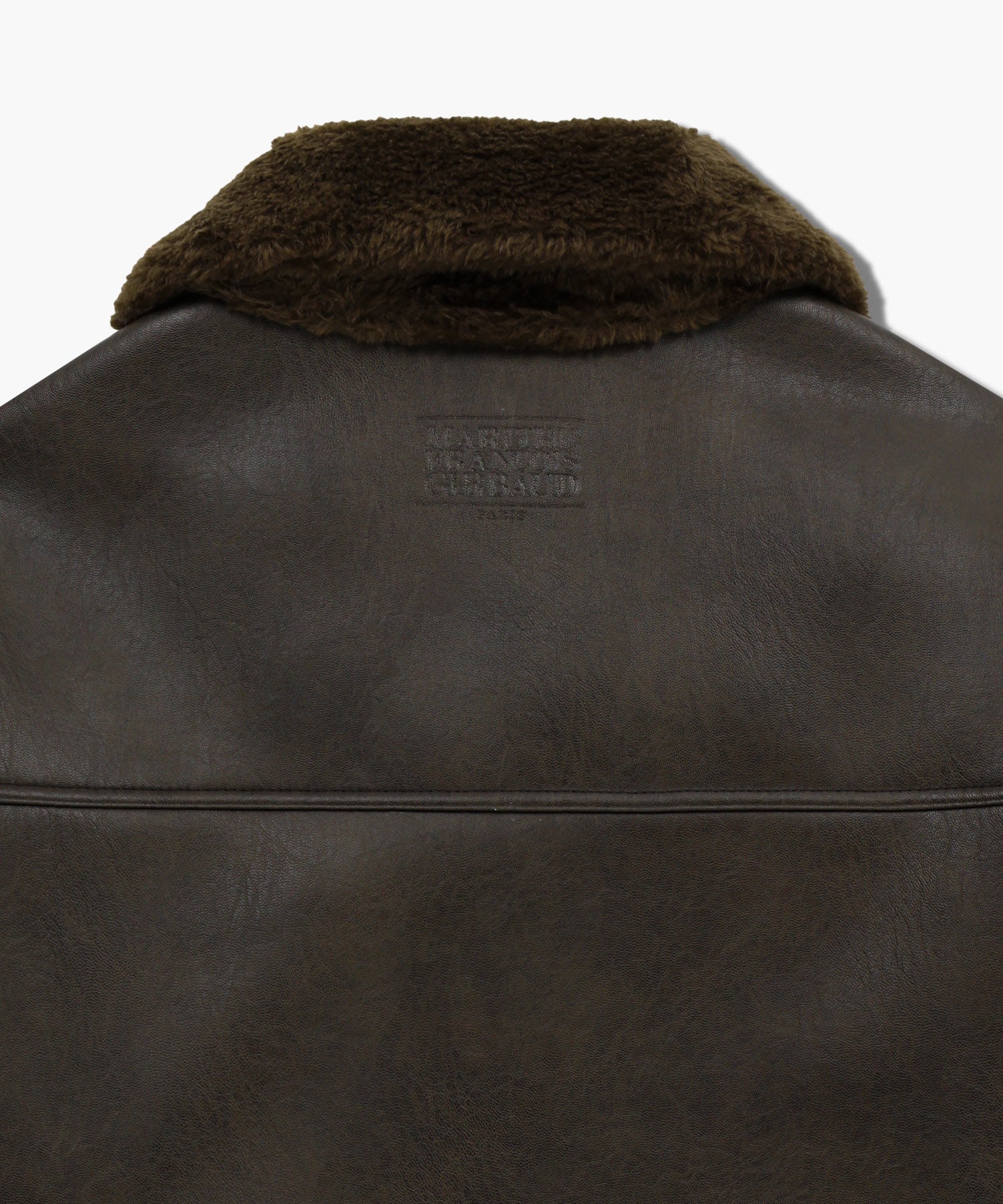 Marithe & Francois Girbaud - Faux Leather Over Fit Mustang Jacket (Brown) product image 12 | TRAB K-Fashion Australia