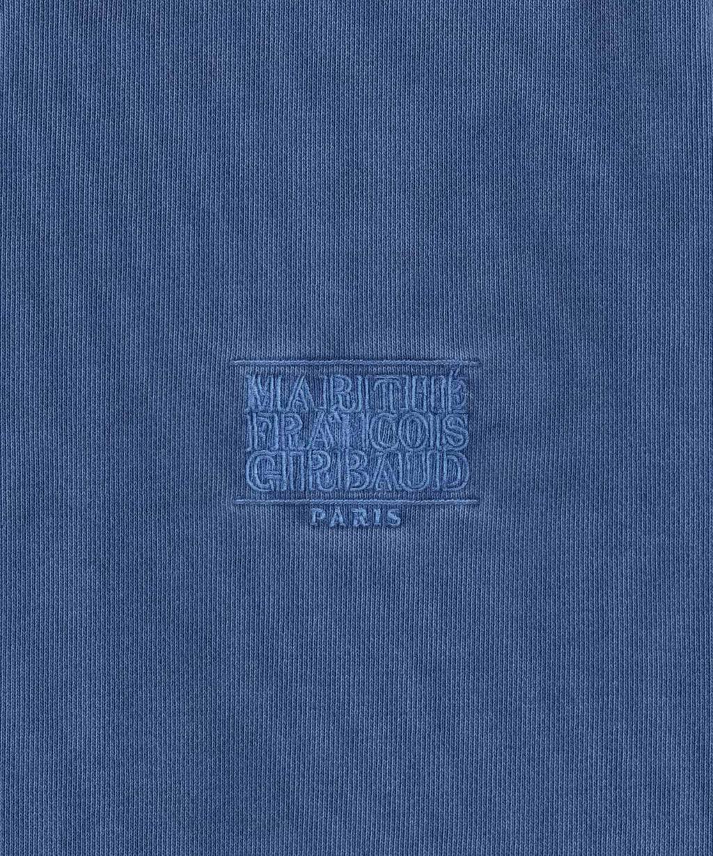 Marithe & Francois Girbaud - Outline Classic Logo Dyeing Oversized Sweatshirt (Blue) product image 9 | TRAB K-Fashion Australia
