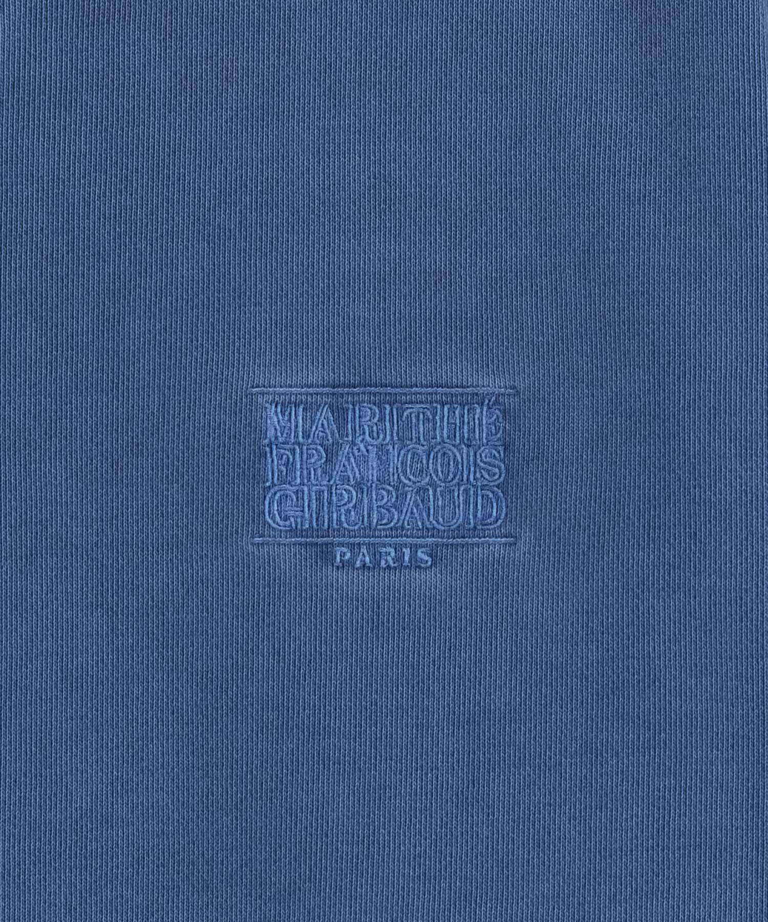 Marithe & Francois Girbaud - Outline Classic Logo Dyeing Oversized Sweatshirt (Blue) product image 9 | TRAB K-Fashion Australia