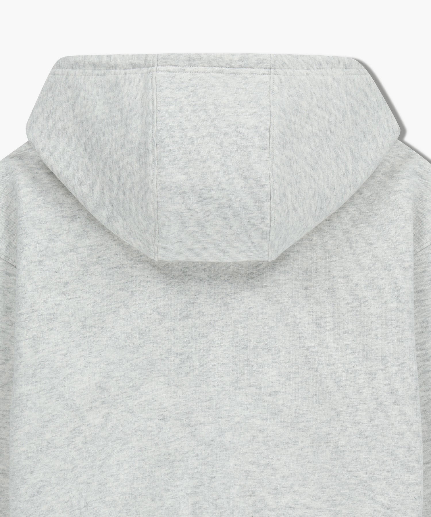 Marithe & Francois Girbaud - Lace Applique Crop Hoodie Zipup (Light Heather Gray) product image 9 | TRAB K-Fashion Australia