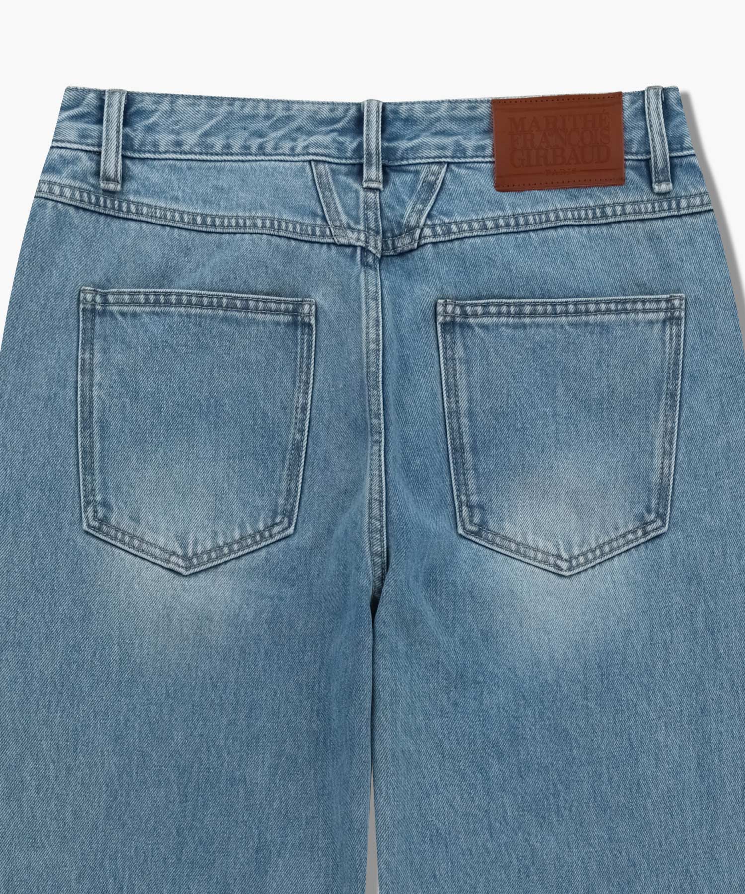 Marithe & Francois Girbaud - Slim Straight Denim Pants (Light Blue) product image 9 | TRAB K-Fashion Australia