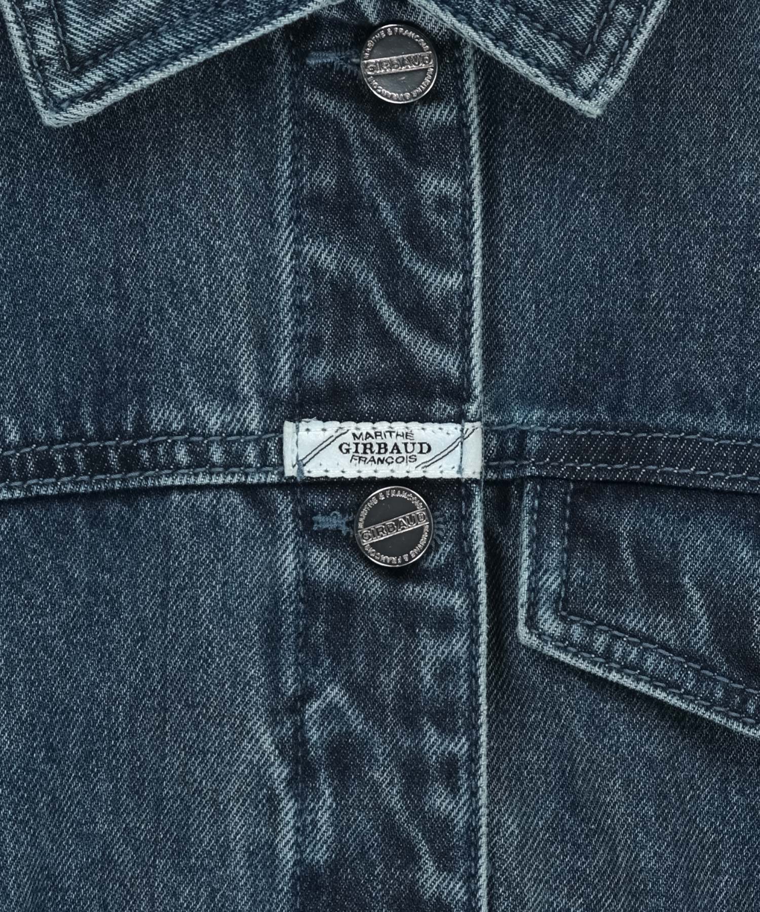 Marithe & Francois Girbaud - Denim Tuck Detail Jacket (Light Blue) product image 9 | TRAB K-Fashion Australia