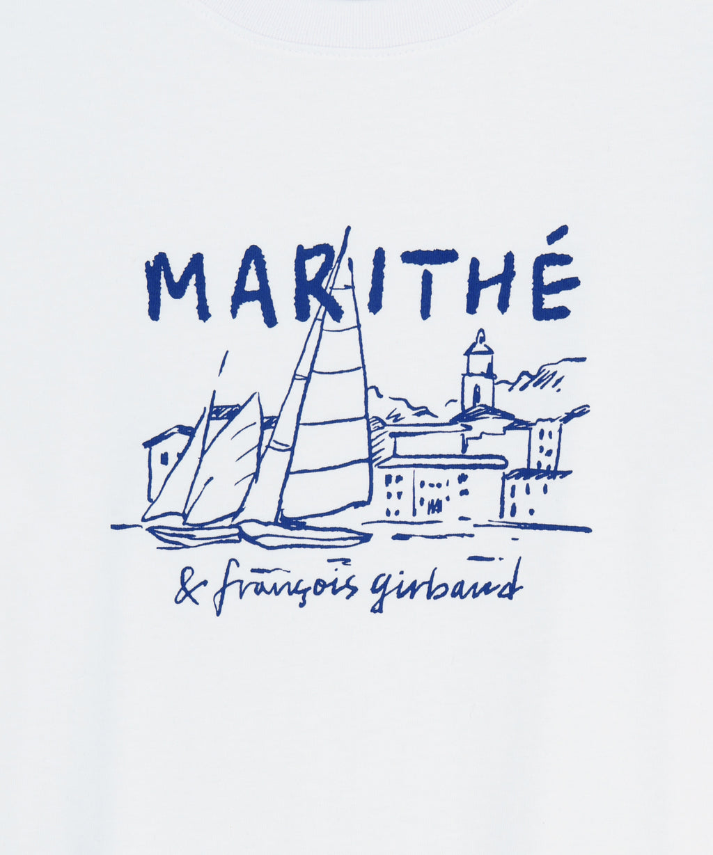 Marithe & Francois Girbaud - French Graphic Crop Tee (White) product image 9 | TRAB K-Fashion Australia
