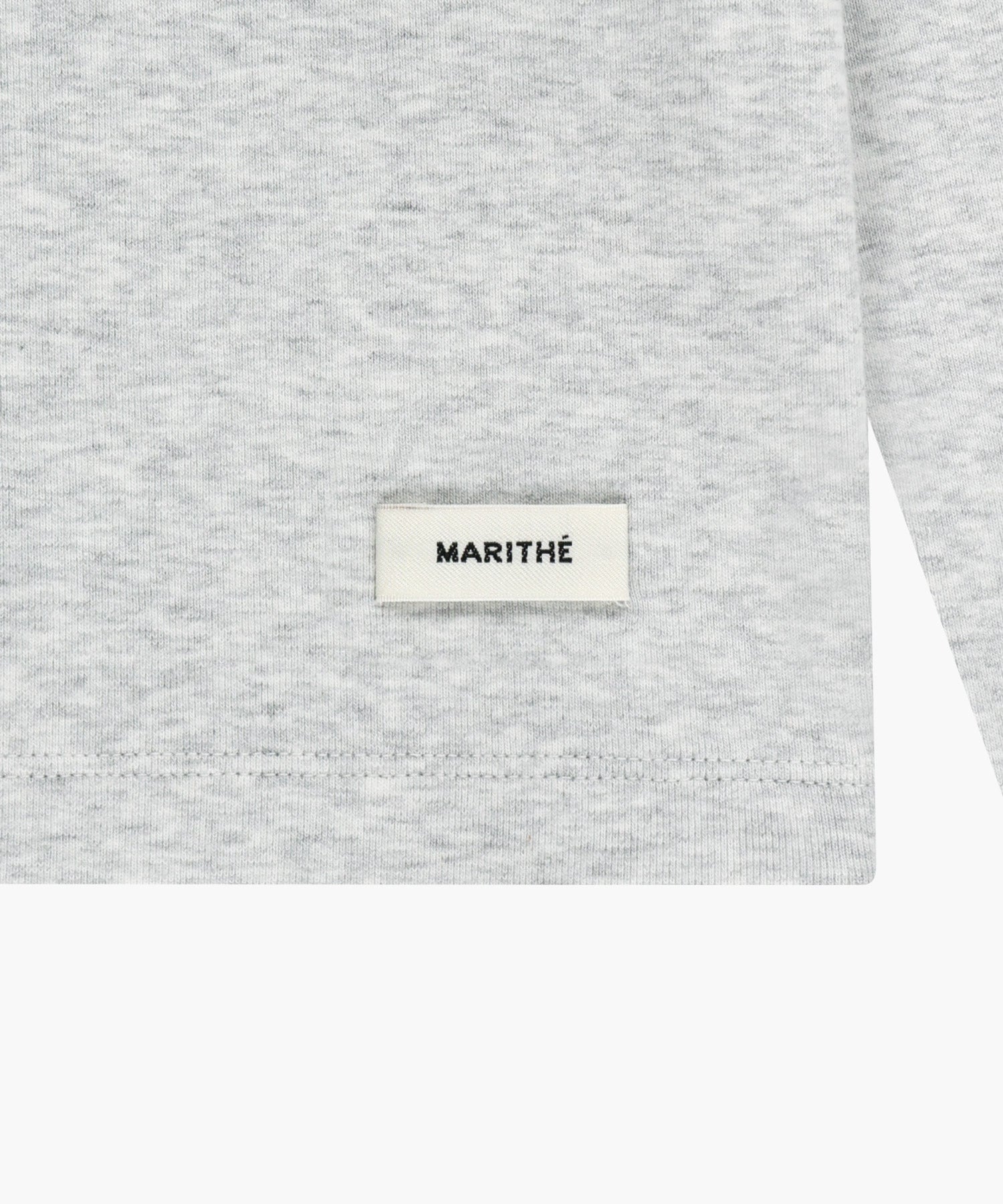 Marithe & Francois Girbaud - Basic Scoop Back Long Sleeve (Light Heather Gray) product image 9 | TRAB K-Fashion Australia