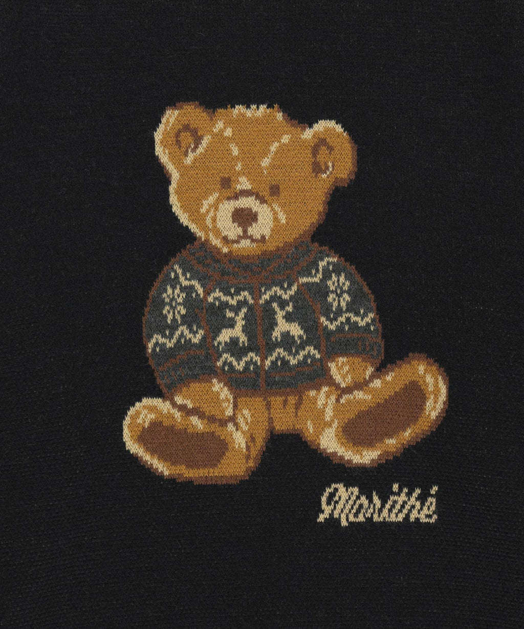 Marithe & Francois Girbaud - Doodle Bear Knit Pullover (Navy) product image 9 | TRAB K-Fashion Australia
