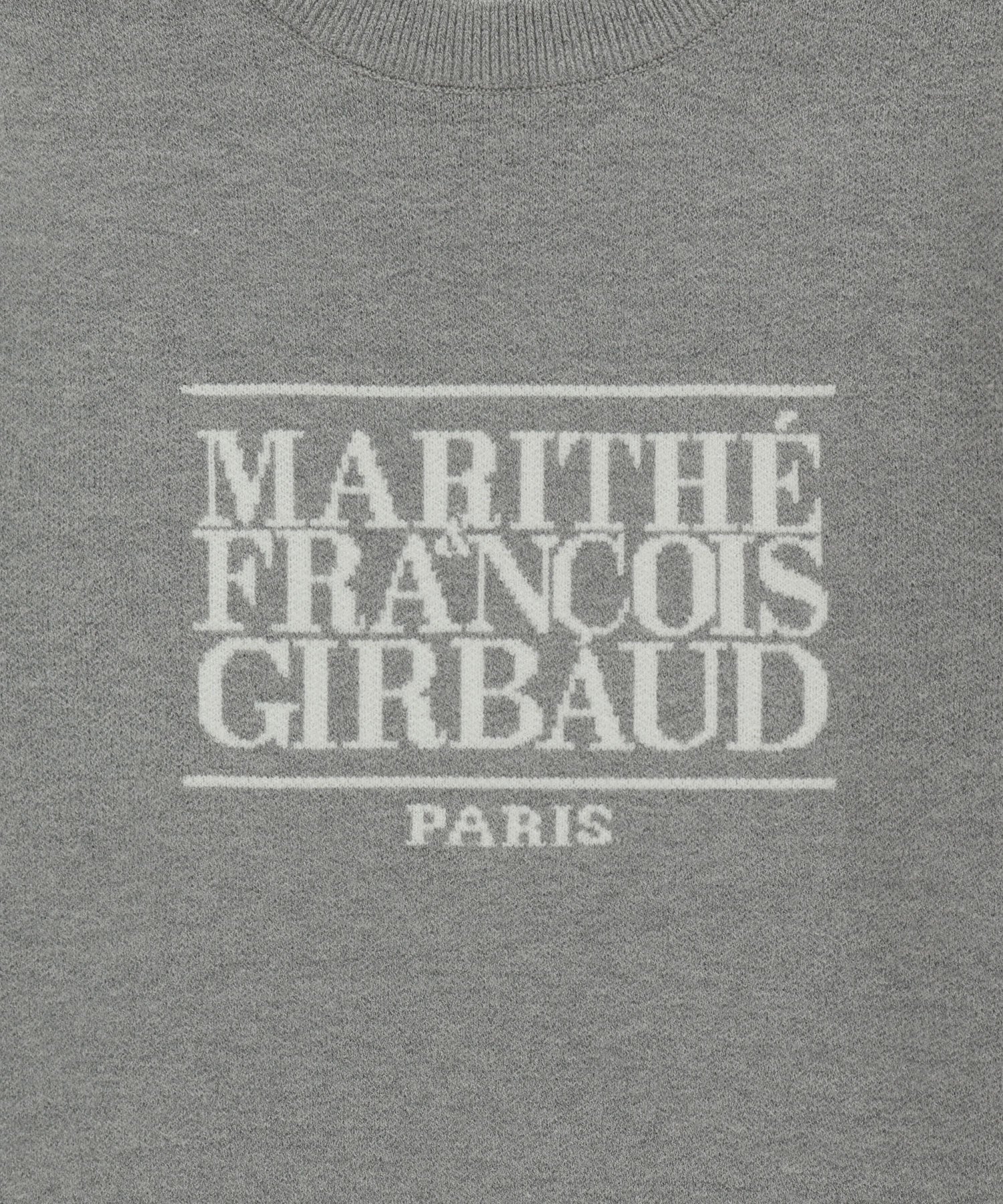 Marithe & Francois Girbaud - Classic Logo Crop Knit (Melange Gray) product image 9 | TRAB K-Fashion Australia