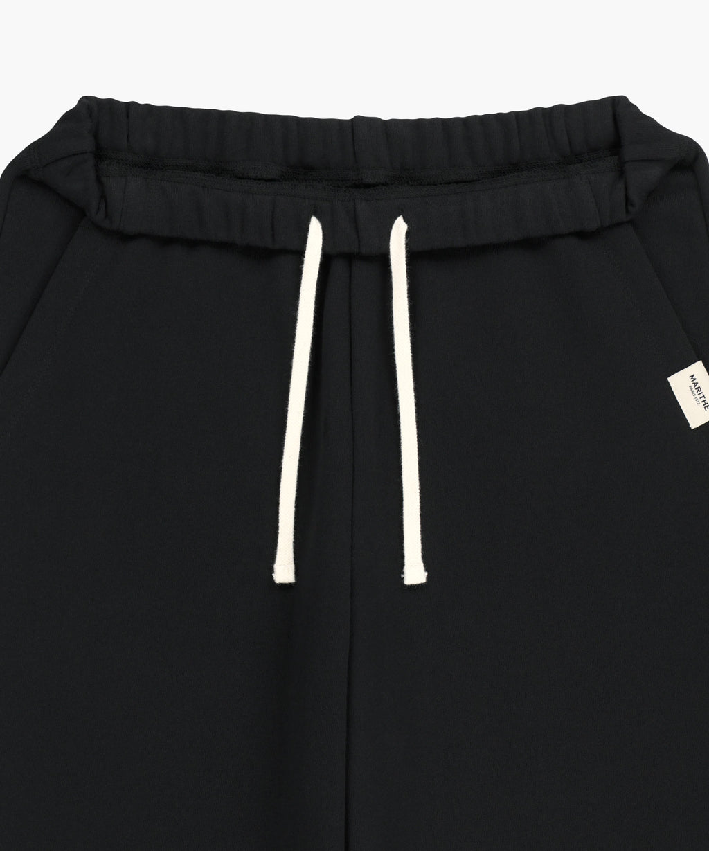 Marithe & Francois Girbaud - Basic Fold-over Sweat Pants (Black) product image 8 | TRAB K-Fashion Australia