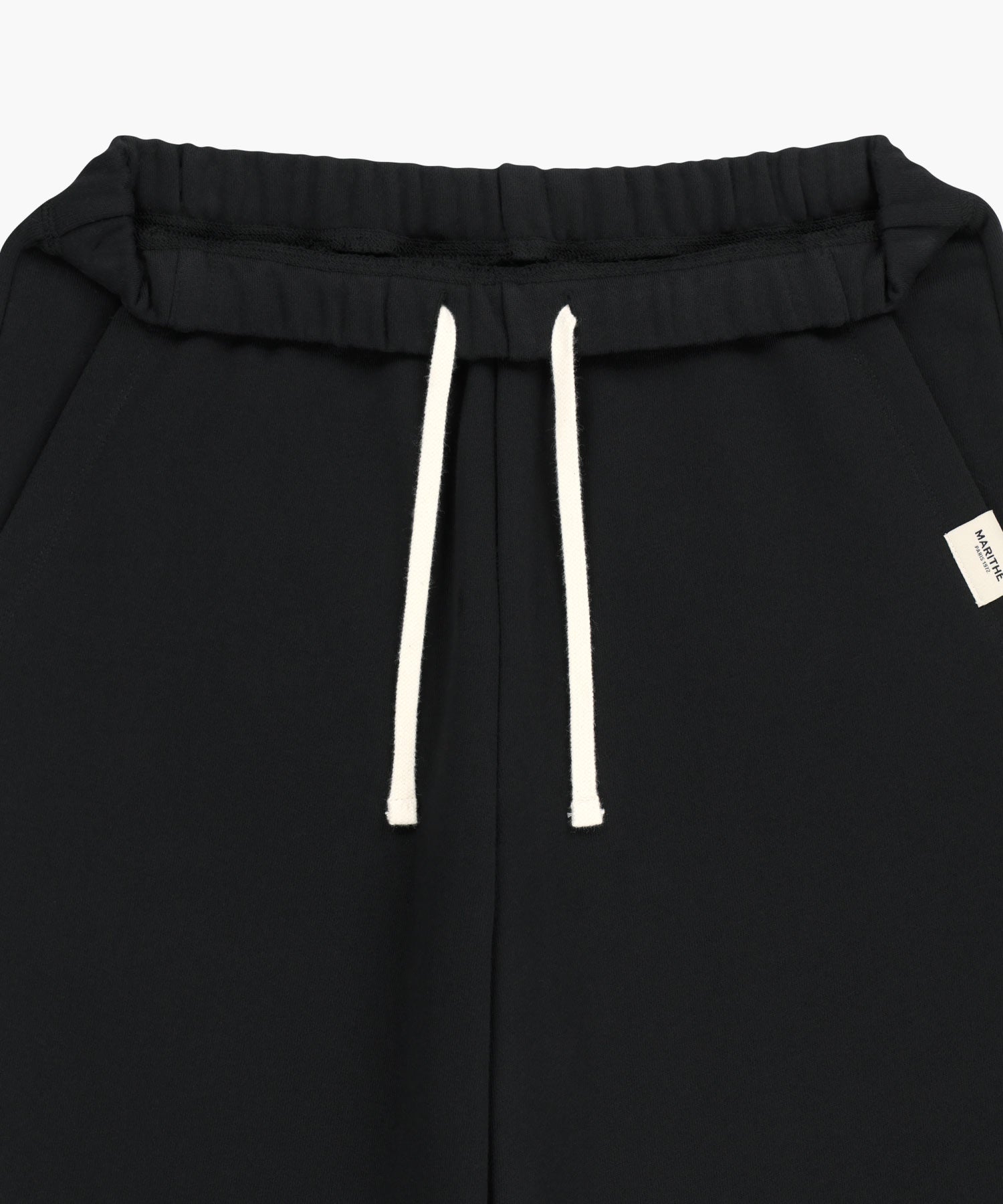 Marithe & Francois Girbaud - Basic Fold-over Sweat Pants (Black) product image 8 | TRAB K-Fashion Australia