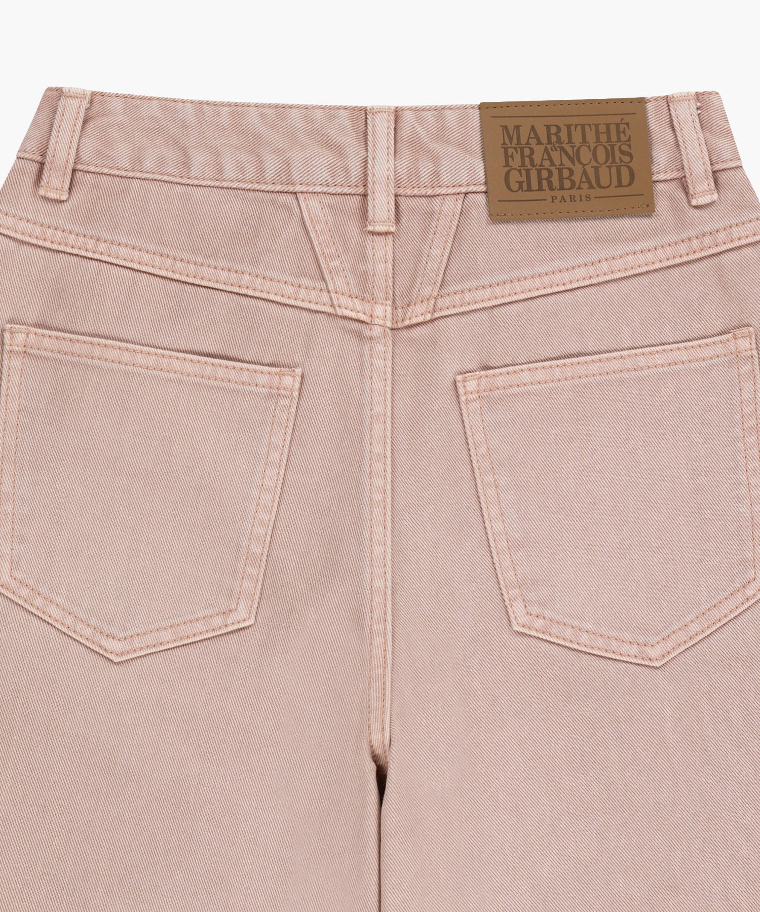 Marithe & Francois Girbaud - Long Bermuda Denim Pants (Dust Pink) product image 9 | TRAB K-Fashion Australia
