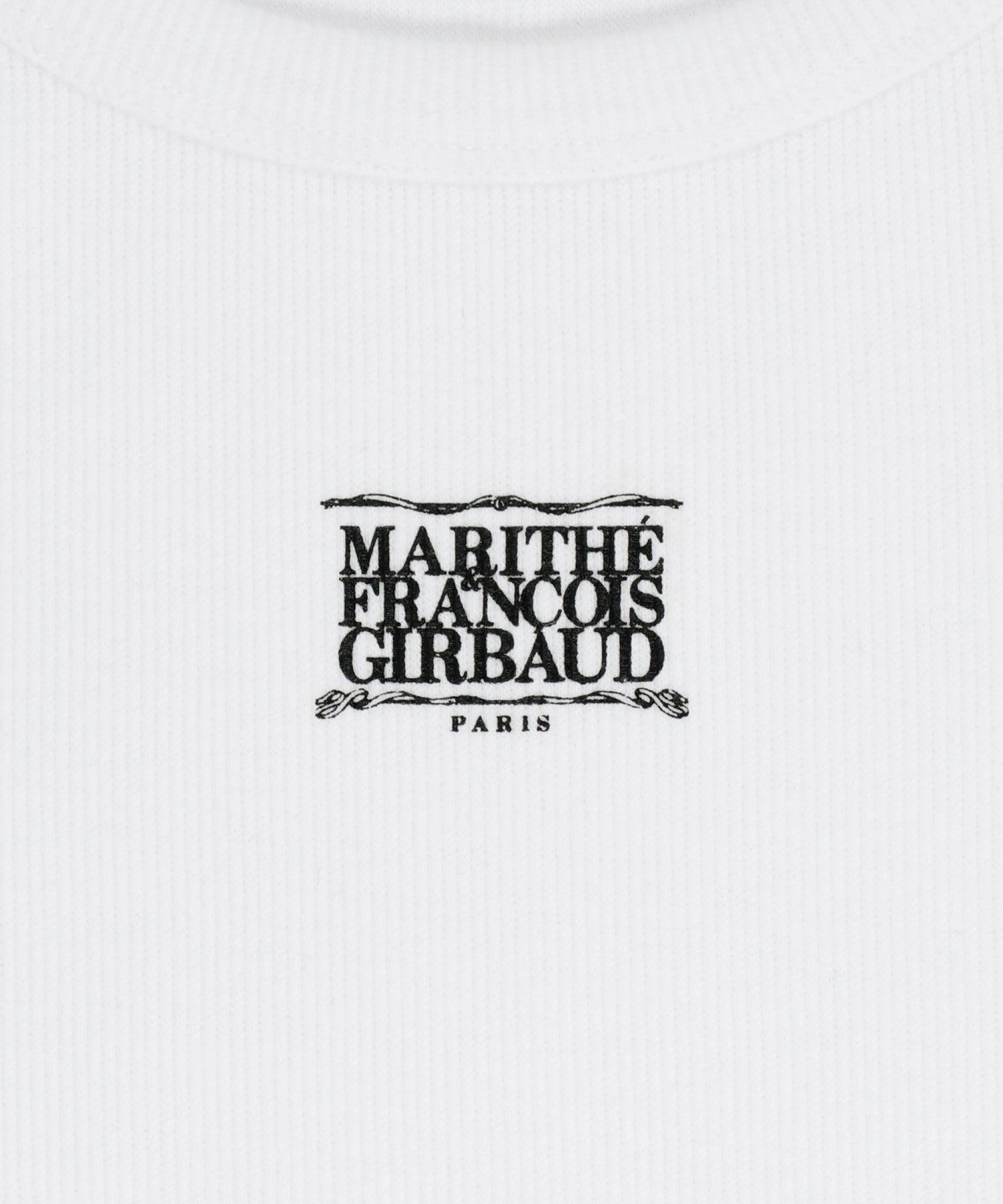 Marithe & Francois Girbaud - [Pre-order – Ships 2 Jul] Ribbon Classic Logo Sleeveless (White) product image 9 | TRAB K-Fashion Australia