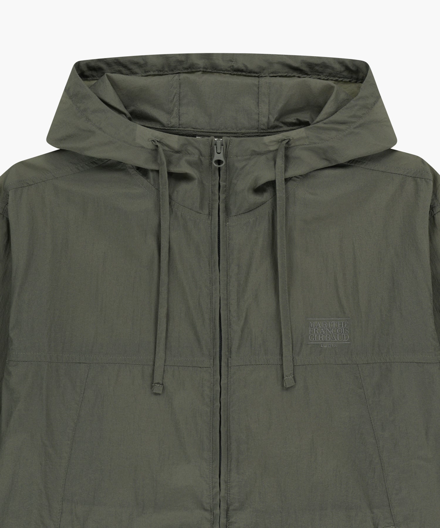 Marithe & Francois Girbaud - Hooded Packable Nylon Jacket (Gray) product image 9 | TRAB K-Fashion Australia