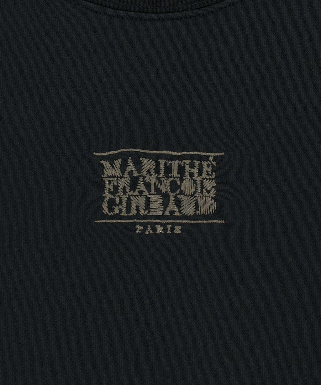 Marithe & Francois Girbaud - Drawing Classic Logo Sweatshirt (Black) product image 9 | TRAB K-Fashion Australia