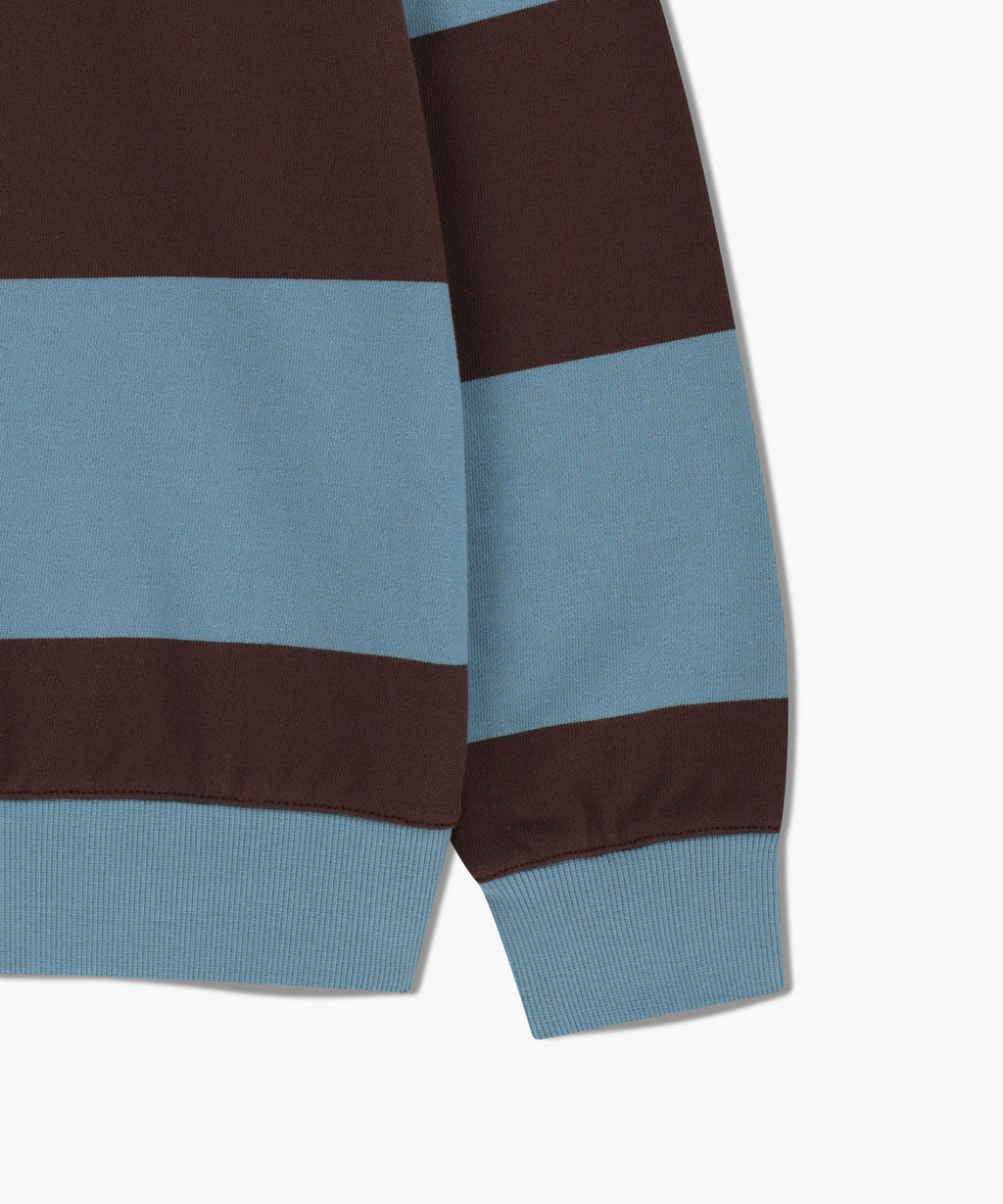 Marithe & Francois Girbaud - Classic Logo Stripe Rugby Sweatshirt (Blue) product image 9 | TRAB K-Fashion Australia