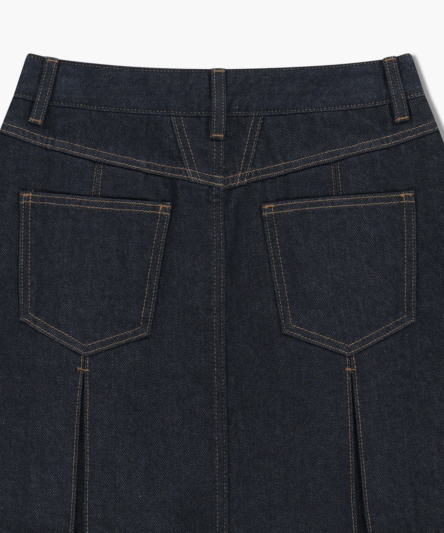 Marithe & Francois Girbaud - Denim Pleated Mini Skirt (Dark Blue) product image 11 | TRAB K-Fashion Australia